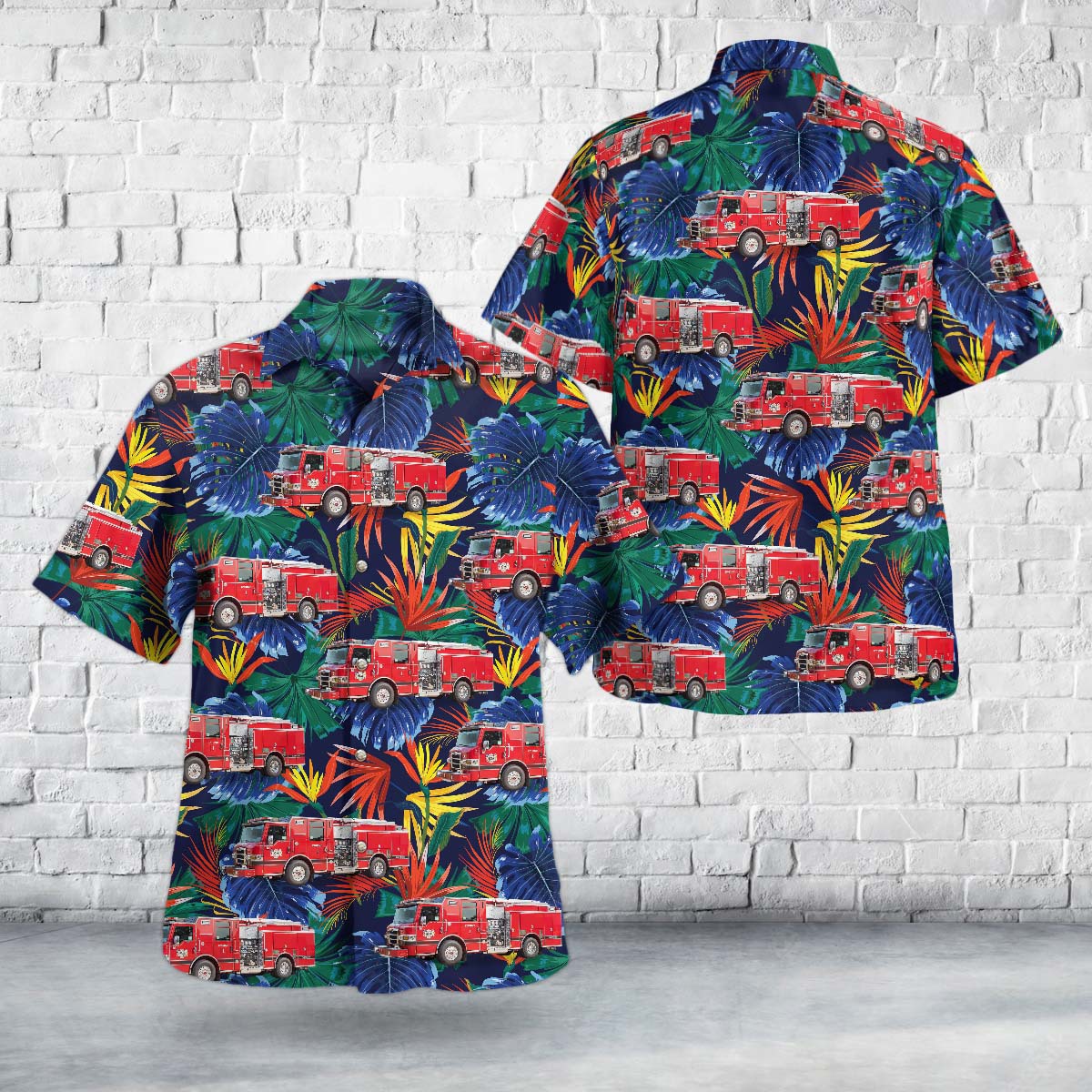 Modesto, California, Modesto Fire Department Hawaiian Shirt