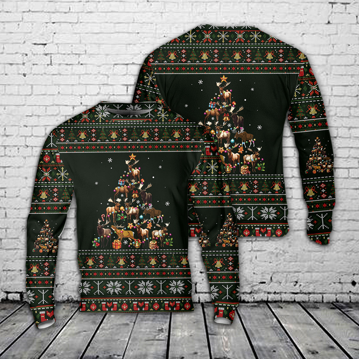 Moose Christmas Sweater