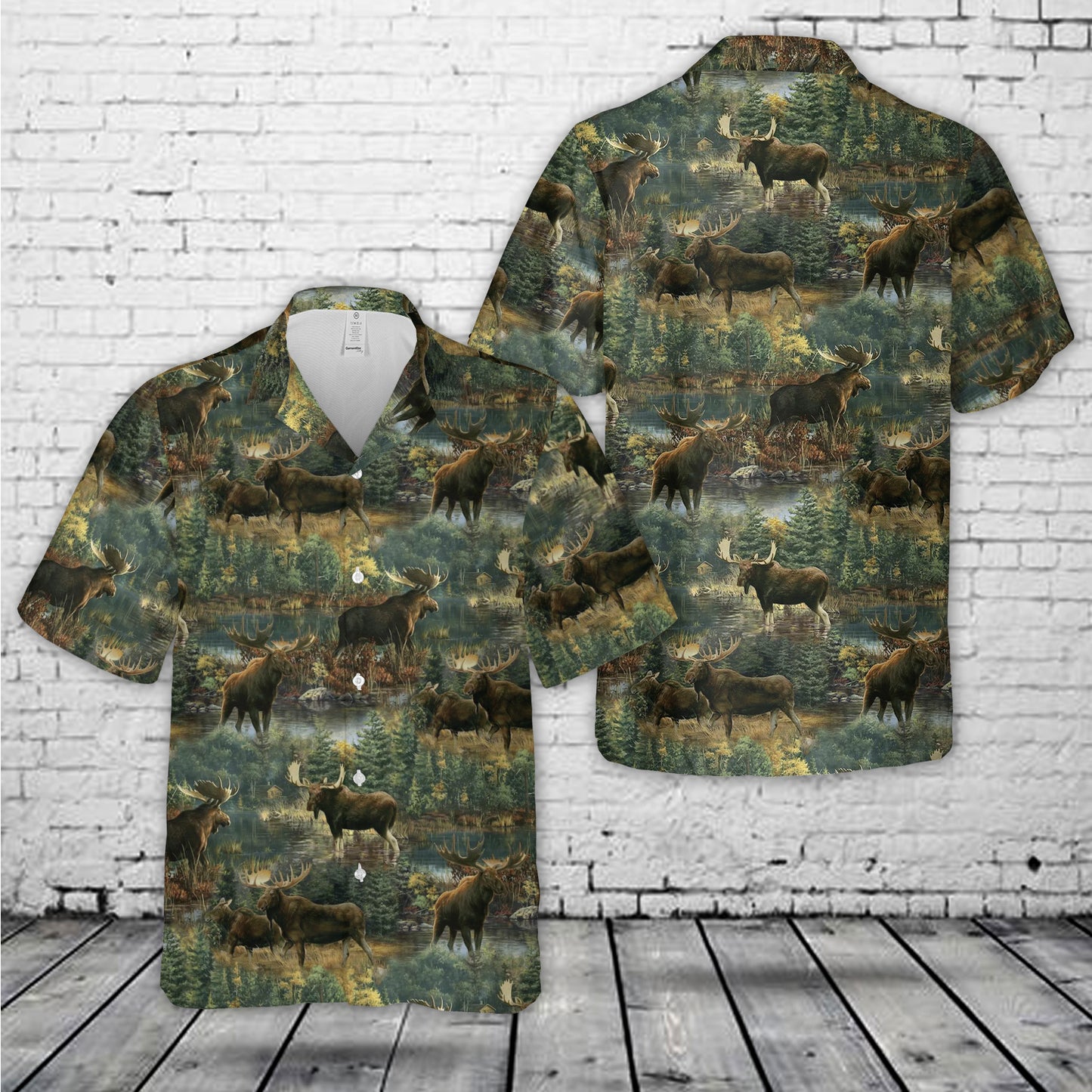 Moose Hawaiian Shirt