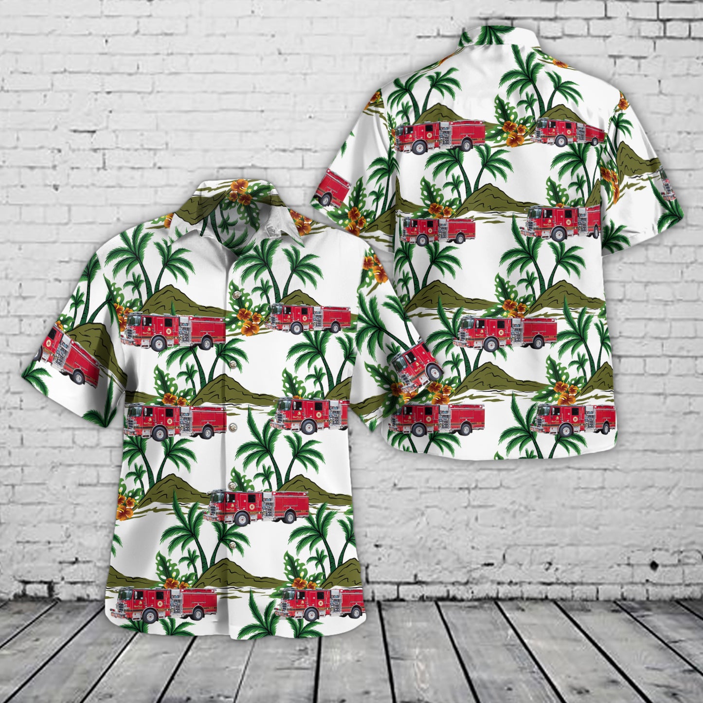 Mount Pleasant, South Carolina, Mt. Pleasant Fire Department Hawaiian Shirt