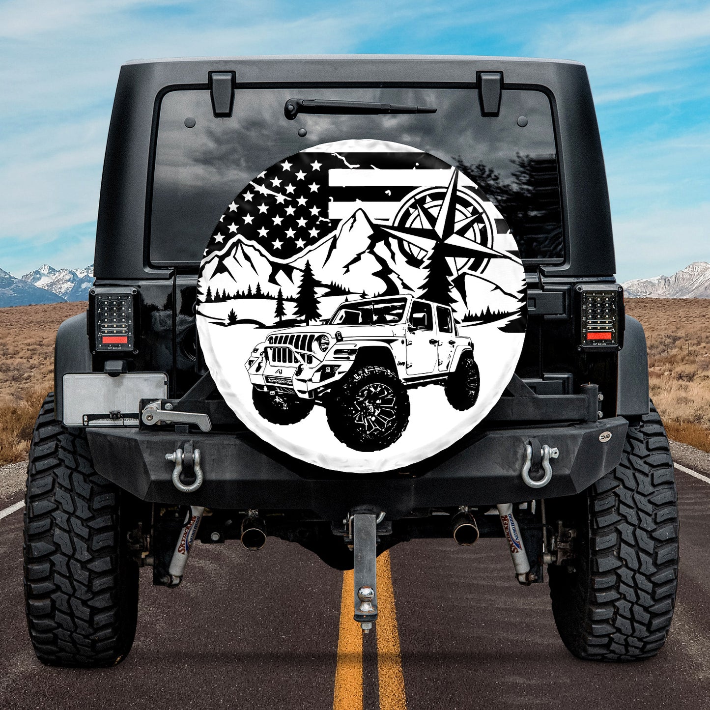 Mountain Compass Spare Tire Cover