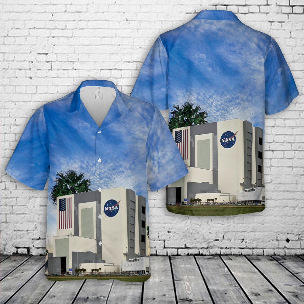 NASA Model Desk Tidy Hawaiian Shirt