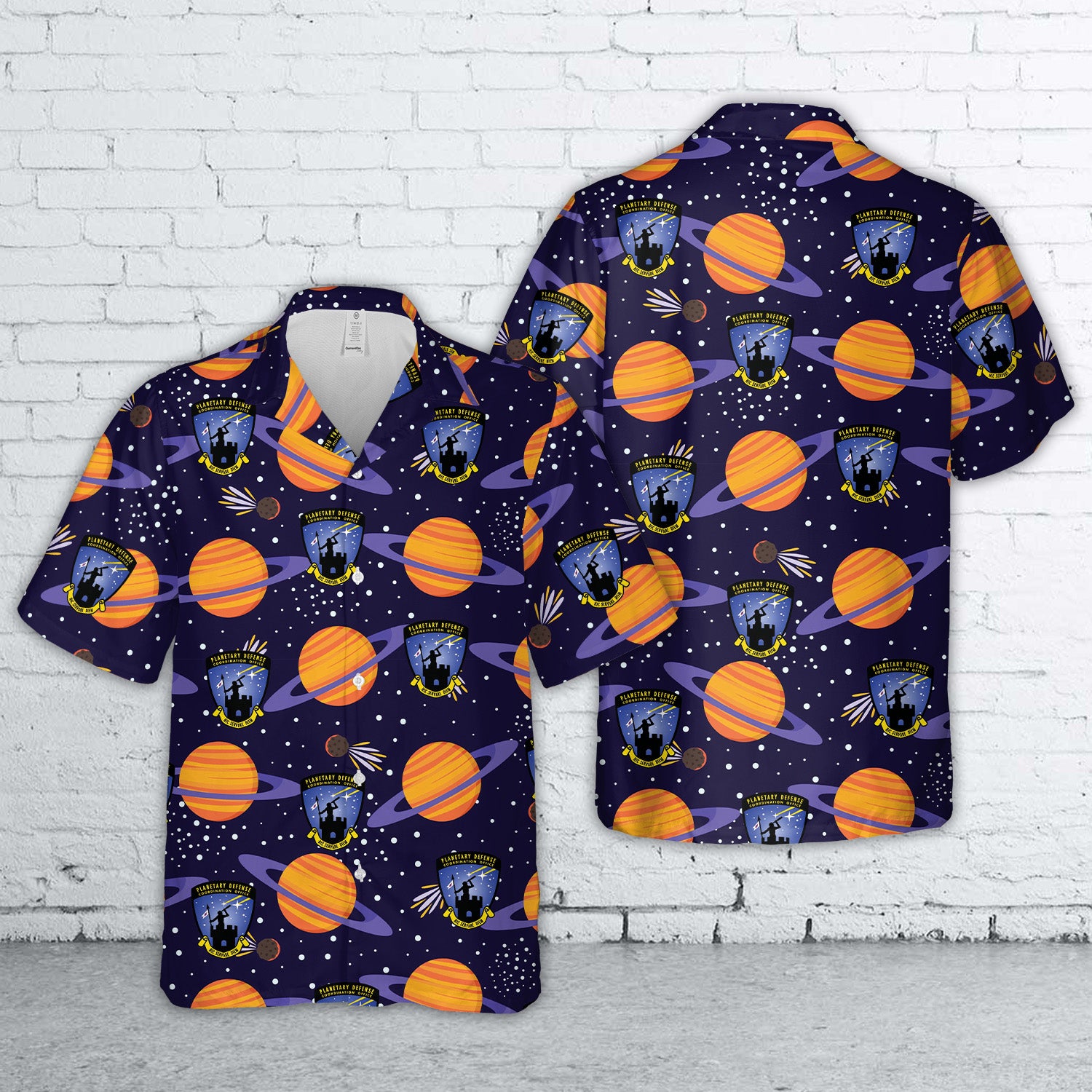 nasa dress shirt NASA Fifth Sun Mens Small Dress Shirt Navy Blue SS Button Up Space Shuttle
