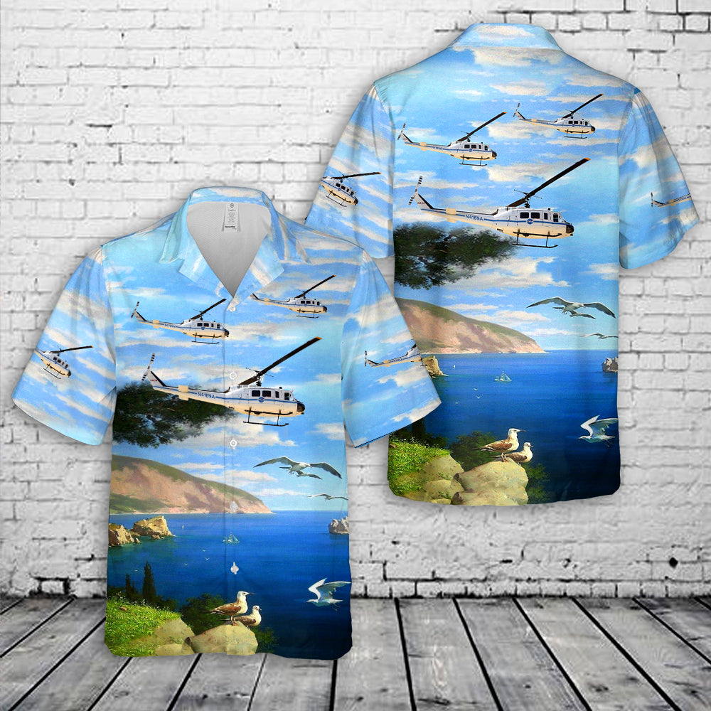 NASA UH-1B Iroquois N416NA Hawaiian Shirt