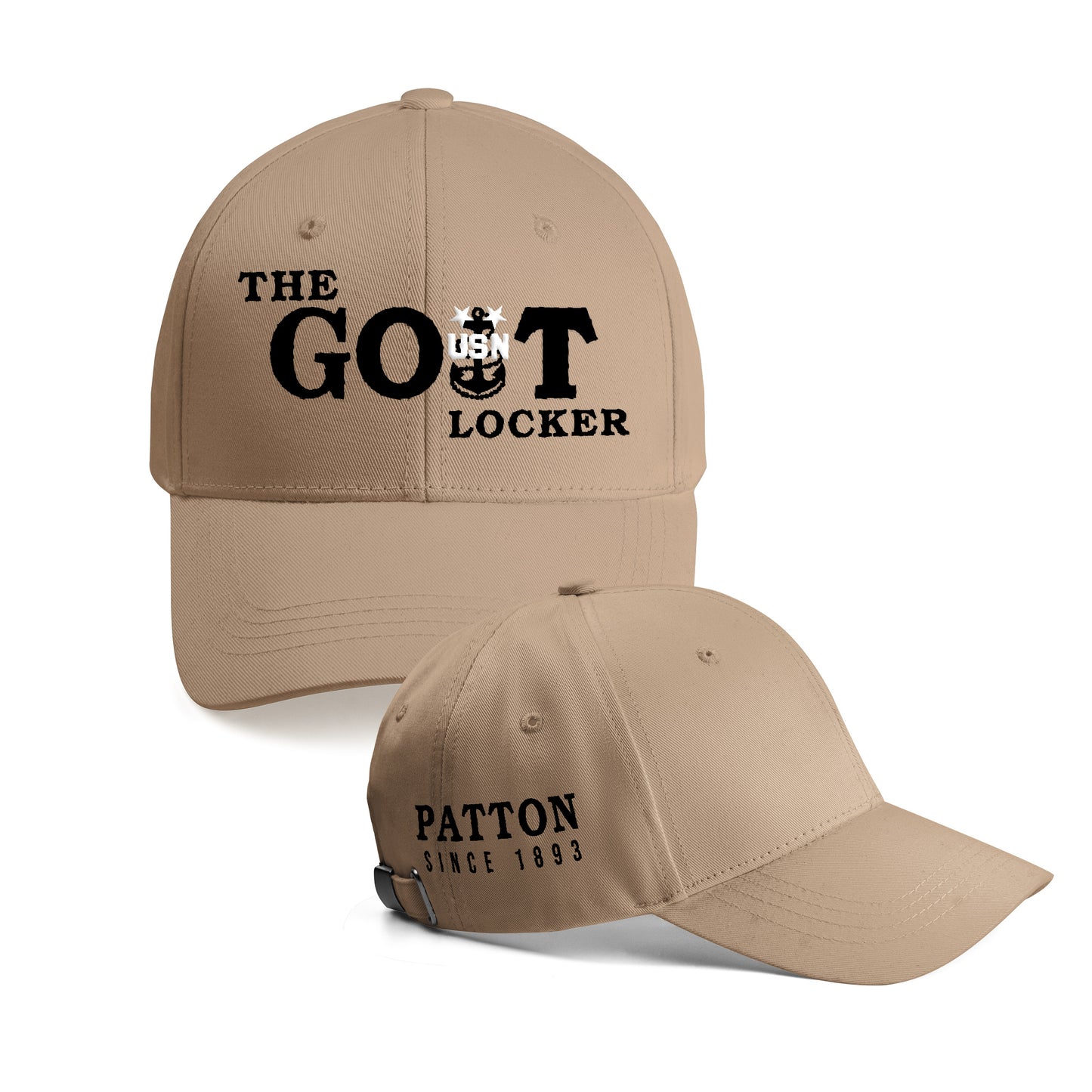 US Navy Master Chief The GOAT Locker Embroidered Cap