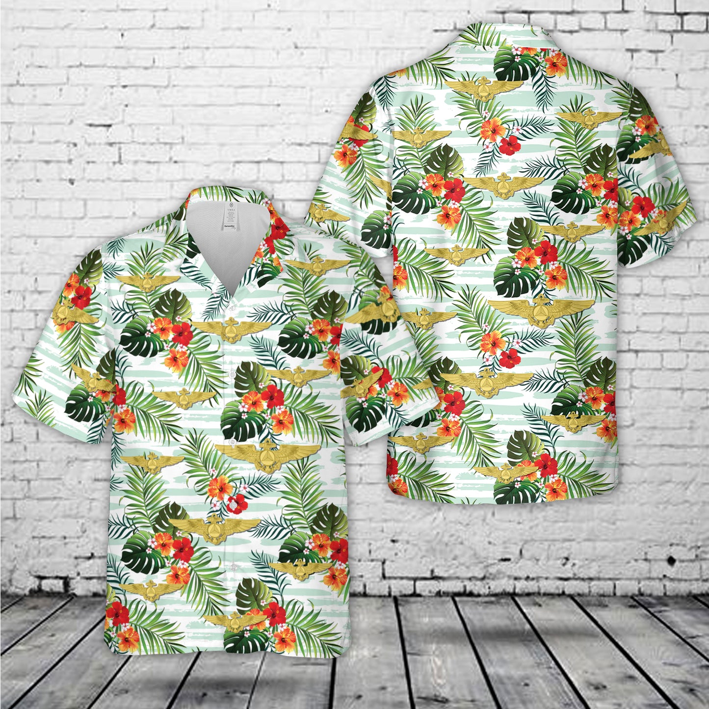NOAA Aviator insignia Hawaiian Shirt