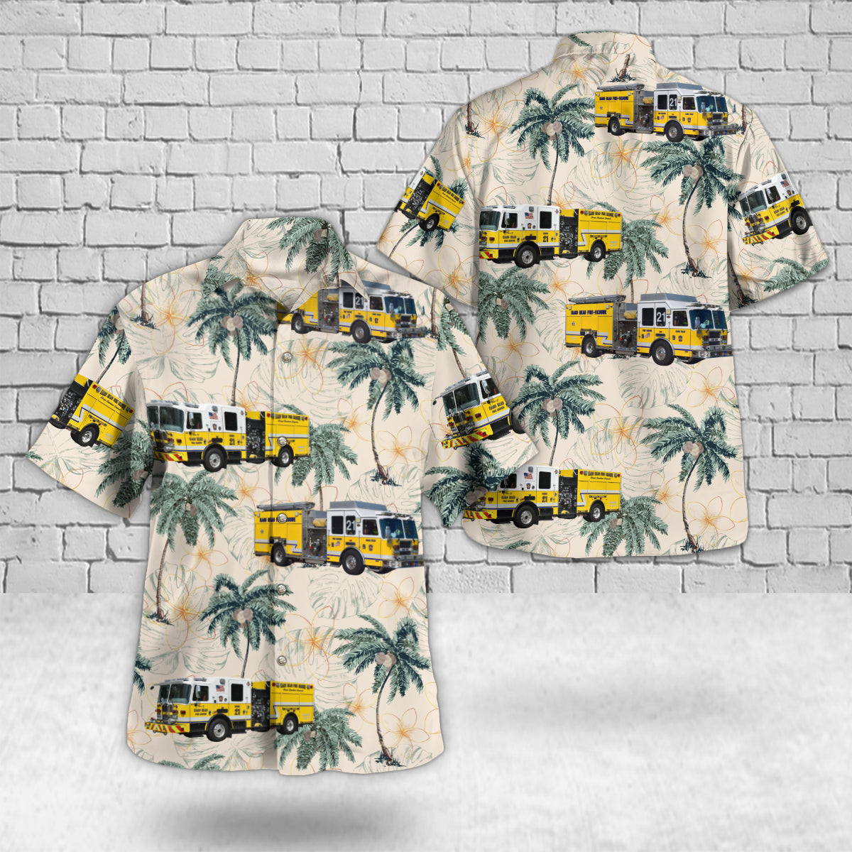 Nags Head, North Carolina, Company 21 - Nags Head Fire & Rescue (South Nags Head station) Hawaiian Shirt