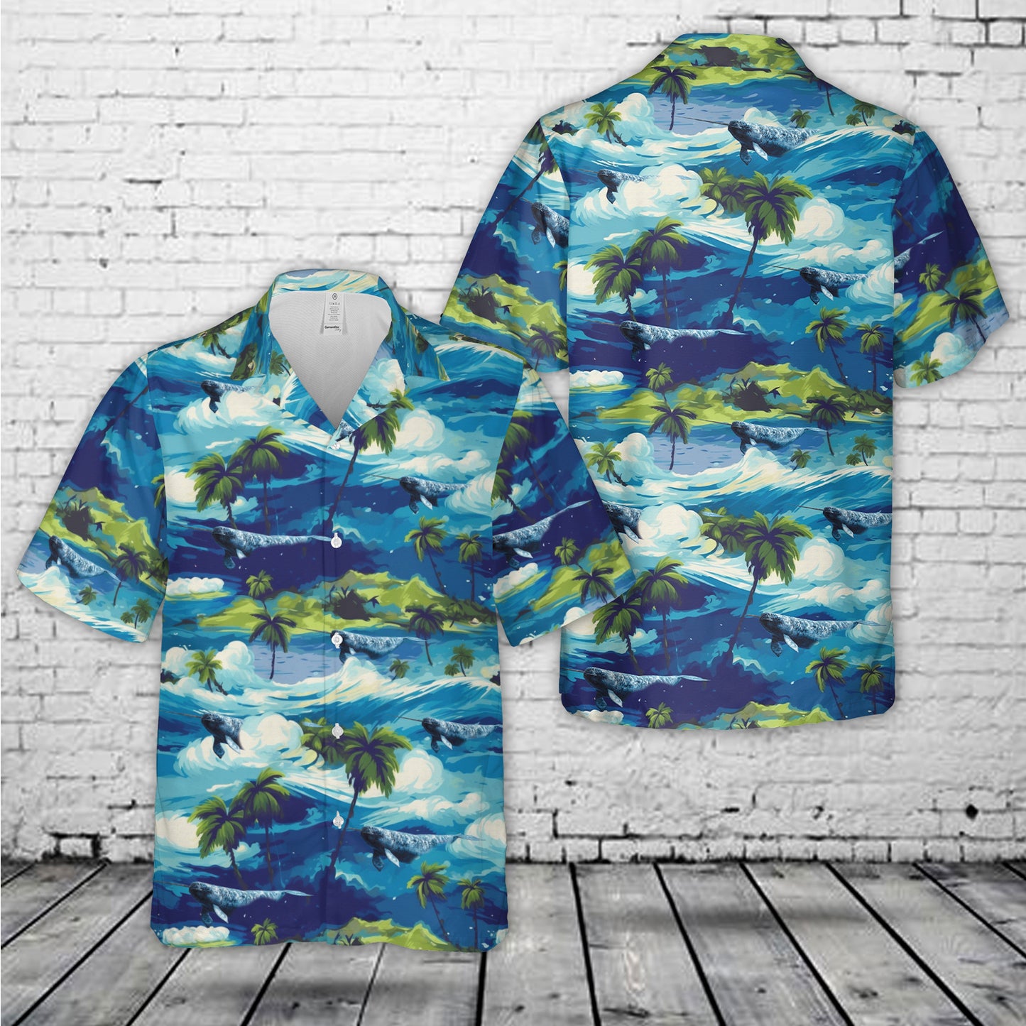 Narwhal Hawaiian Shirt
