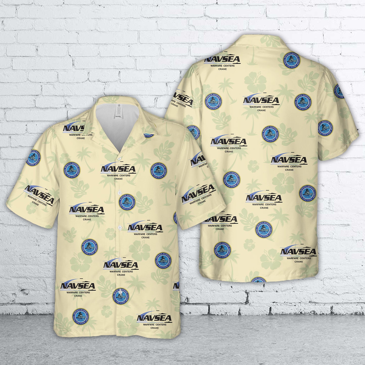 Naval Surface Warfare Center Crane Division Hawaiian Shirt