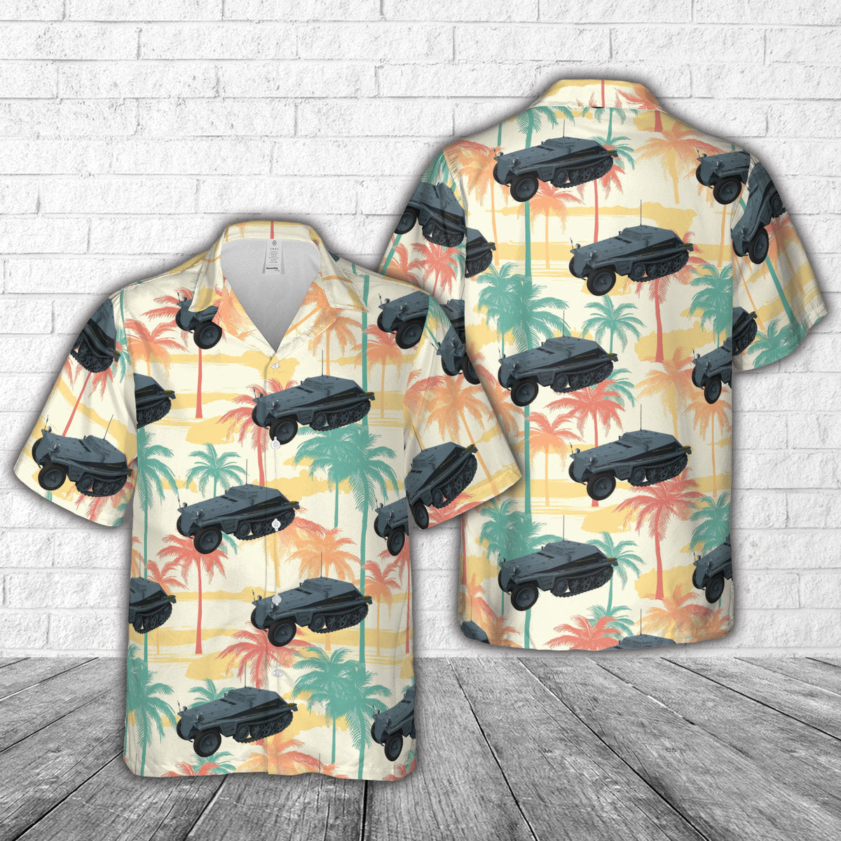 Nazi Germany Sd.Kfz. 252 Hawaiian Shirt