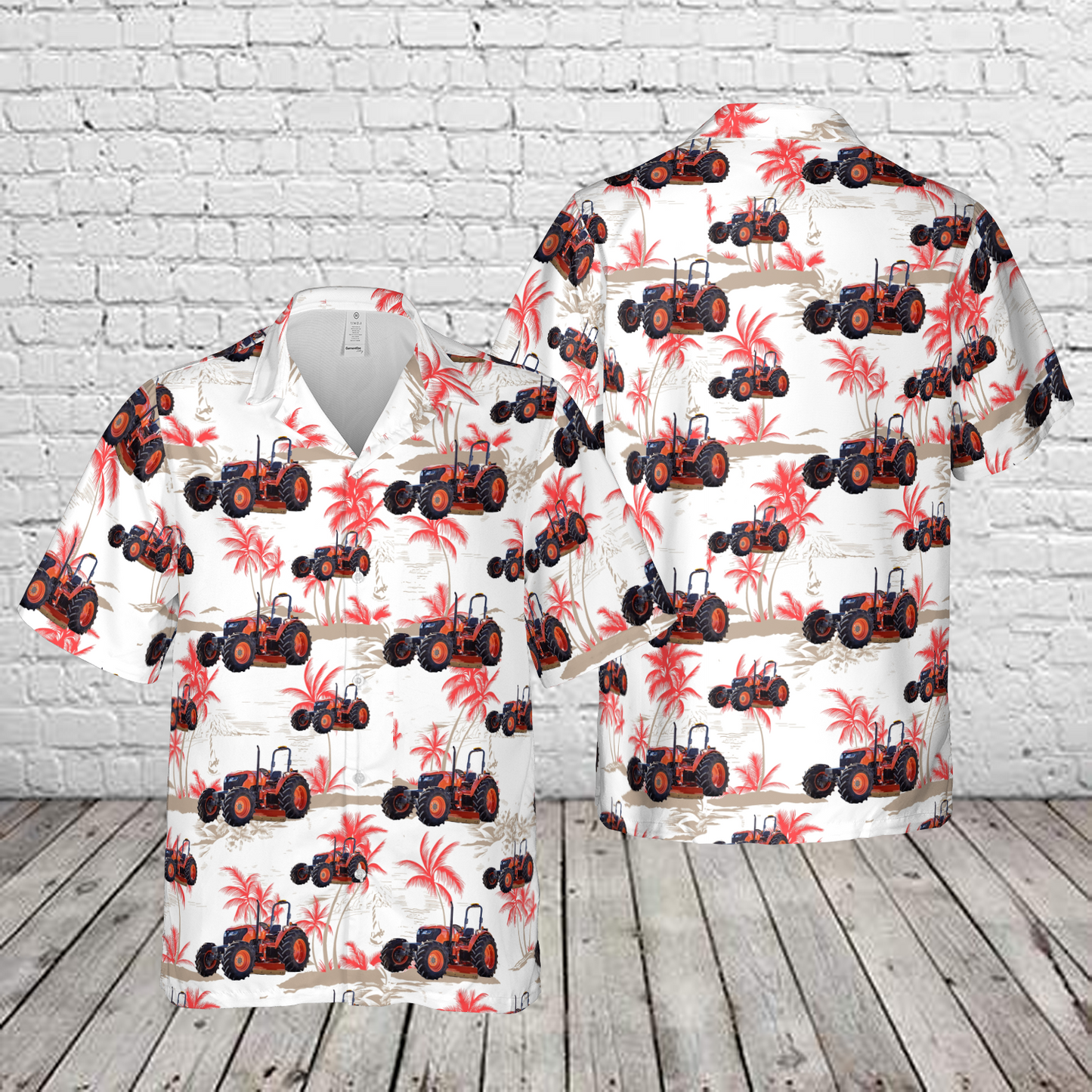 Neilo M7040 SUH Tractor Grader Hawaiian Shirt DLQD2401PT03