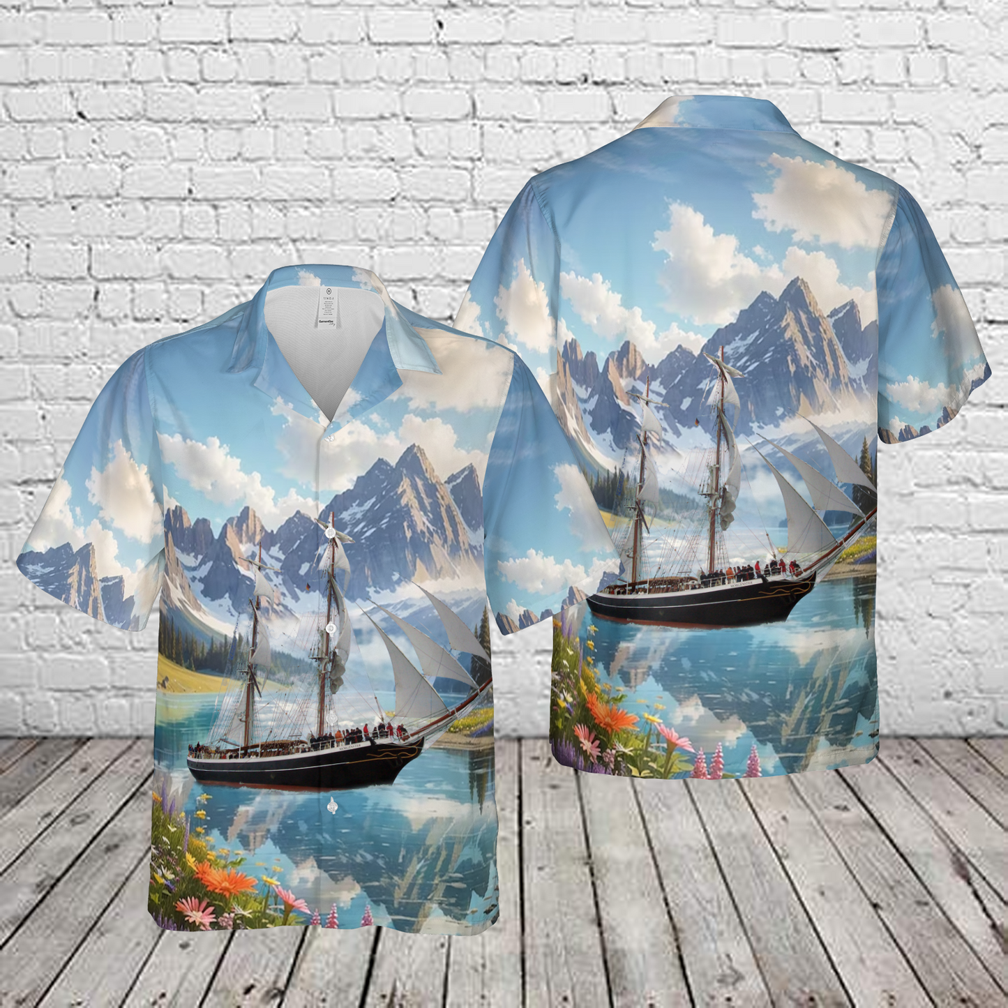 Netherlands Morgenster (ship) sail training ship Hawaiian Shirt
