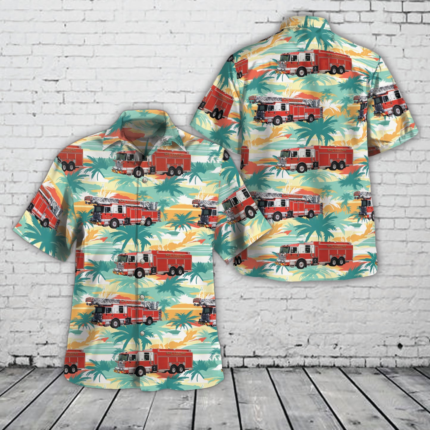 New Carlisle, Indiana, New Carlisle Fire Department Hawaiian Shirt