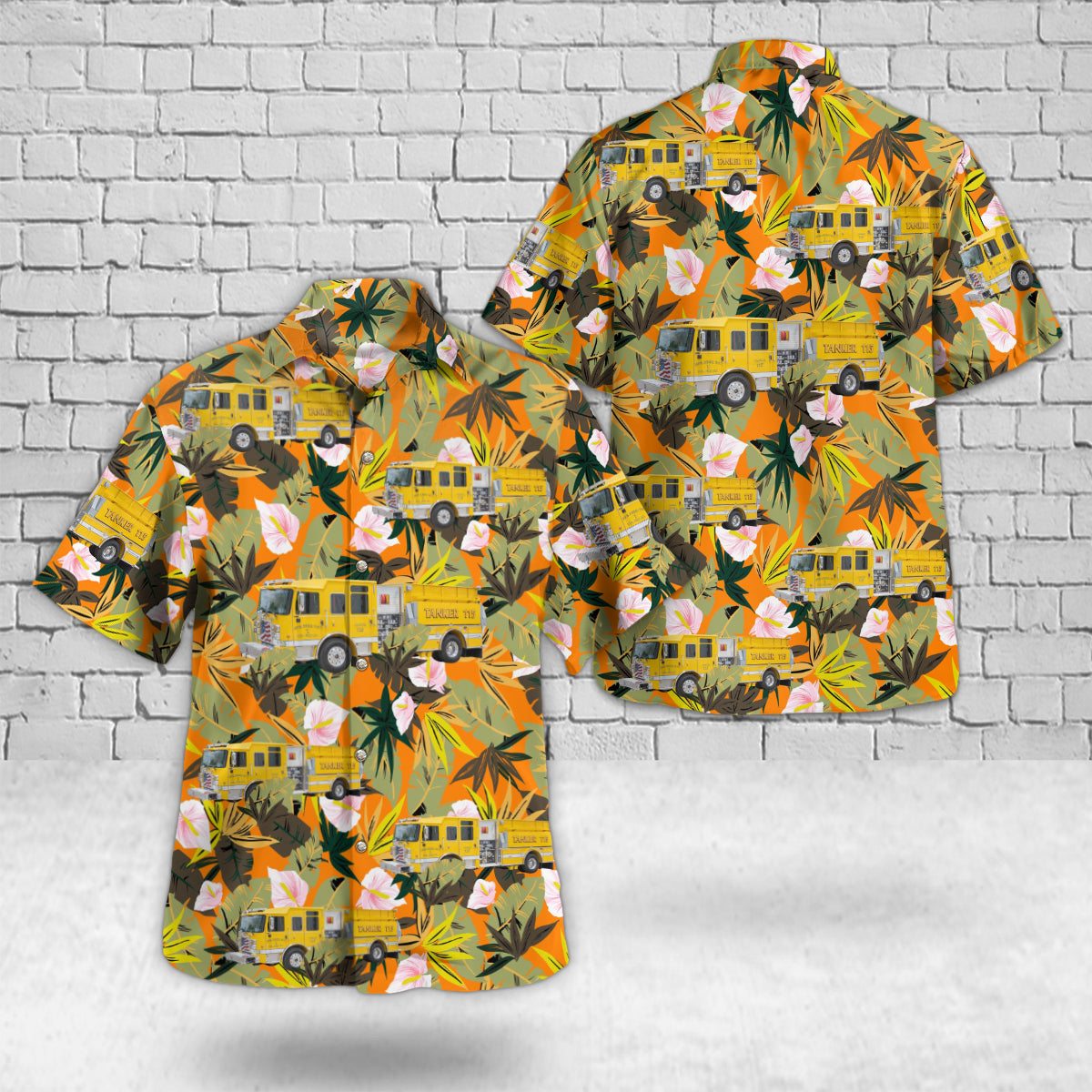 New Kensington, Pennsylvania, Upper Burrell Volunteer Fire Company No.1 Hawaiian Shirt