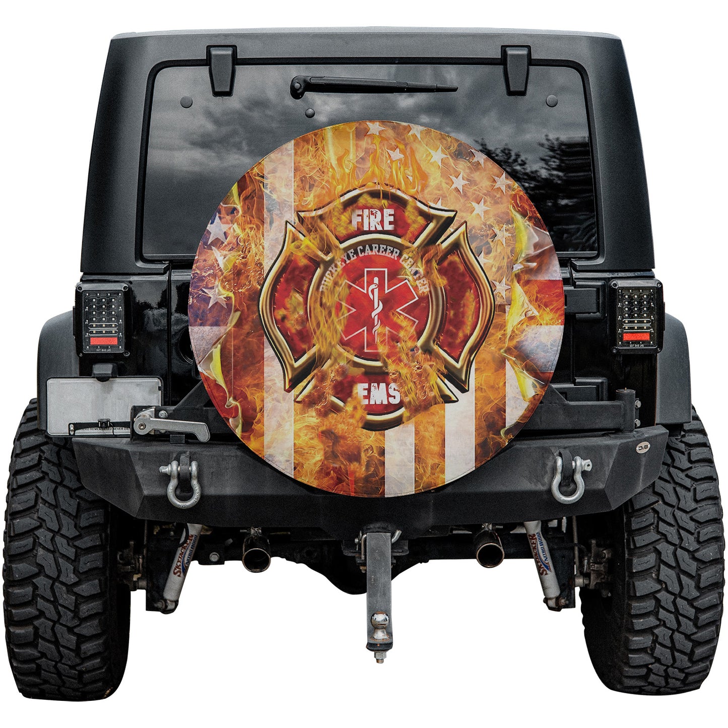 New Philadelphia, Ohio, Buckeye Career Center EMS, FIRE, & CPR Education Spare Tire Cover
