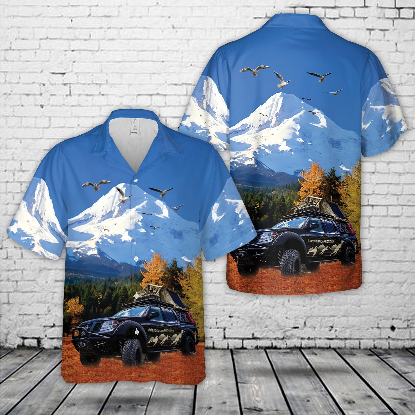 Nissan Frontier Truck Hawaiian Shirt