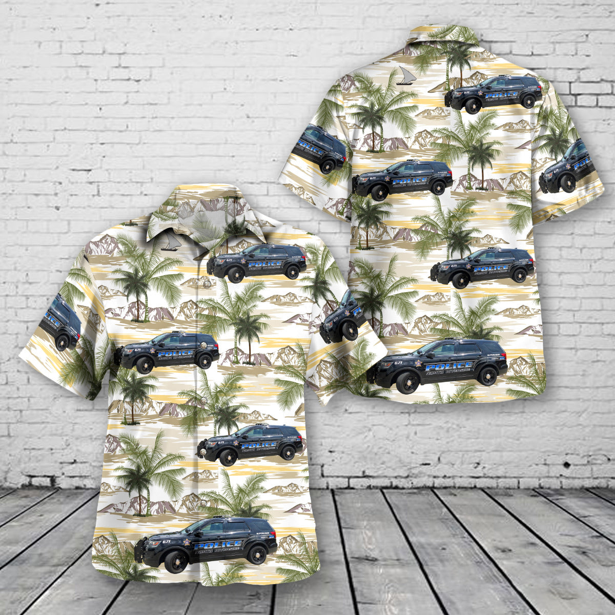 North Riverside, Illinois, North Riverside Police Department Hawaiian Shirt