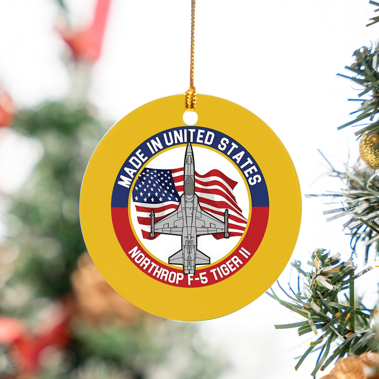 Northrop F-5 Tiger II Ceramic Ornament