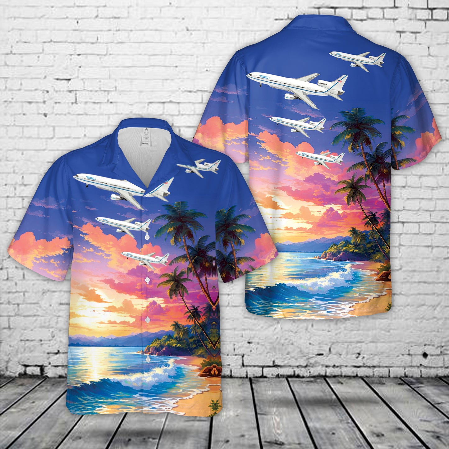 Northrop Grumman Lockheed L-1011-100 TriStar “Stargazer” with Pegasus XL rocket Hawaiian Shirt