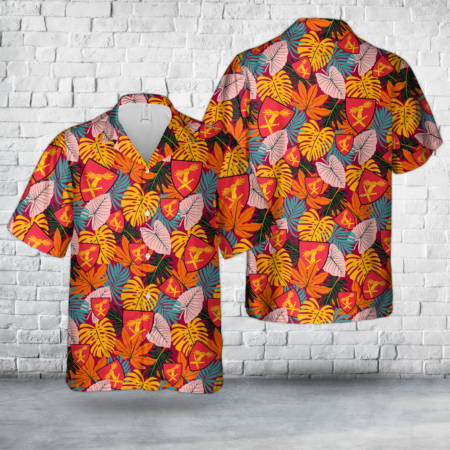 Norwegian Army Artillery Battalion Hawaiian Shirt