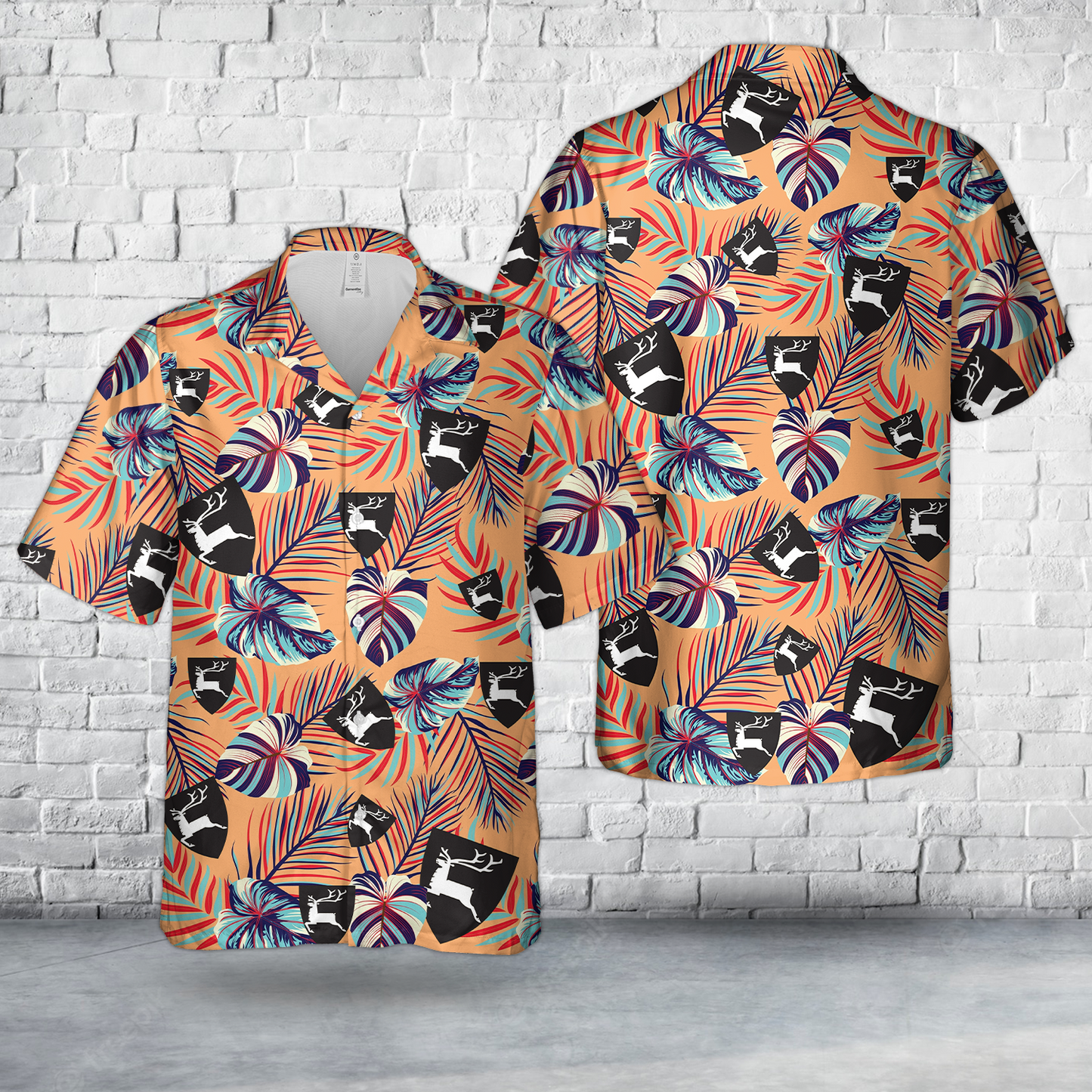 Norwegian Army Brigade Nord Hawaiian Shirt