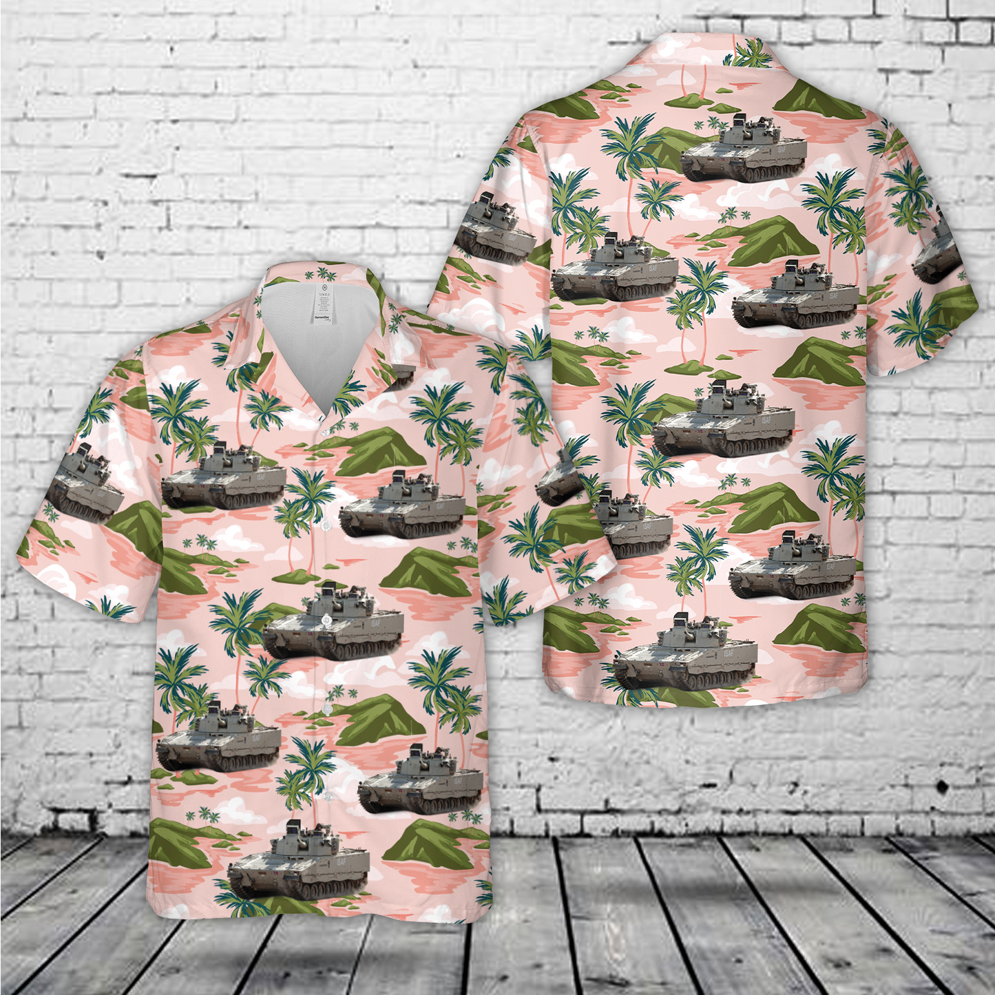 Norwegian Army CV90 IFV Hawaiian Shirt