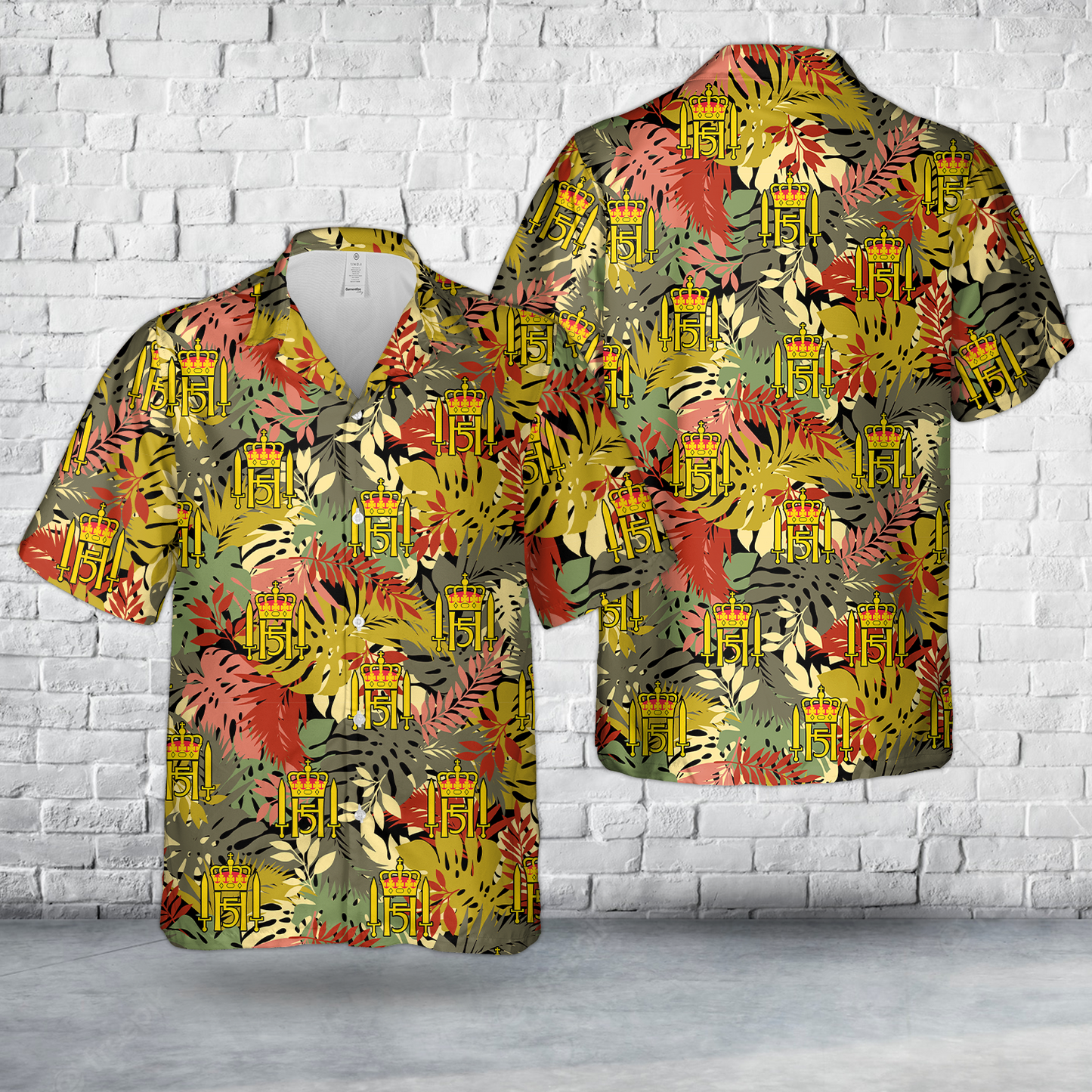 Norwegian Army His Majesty the King's Guard Hawaiian Shirt