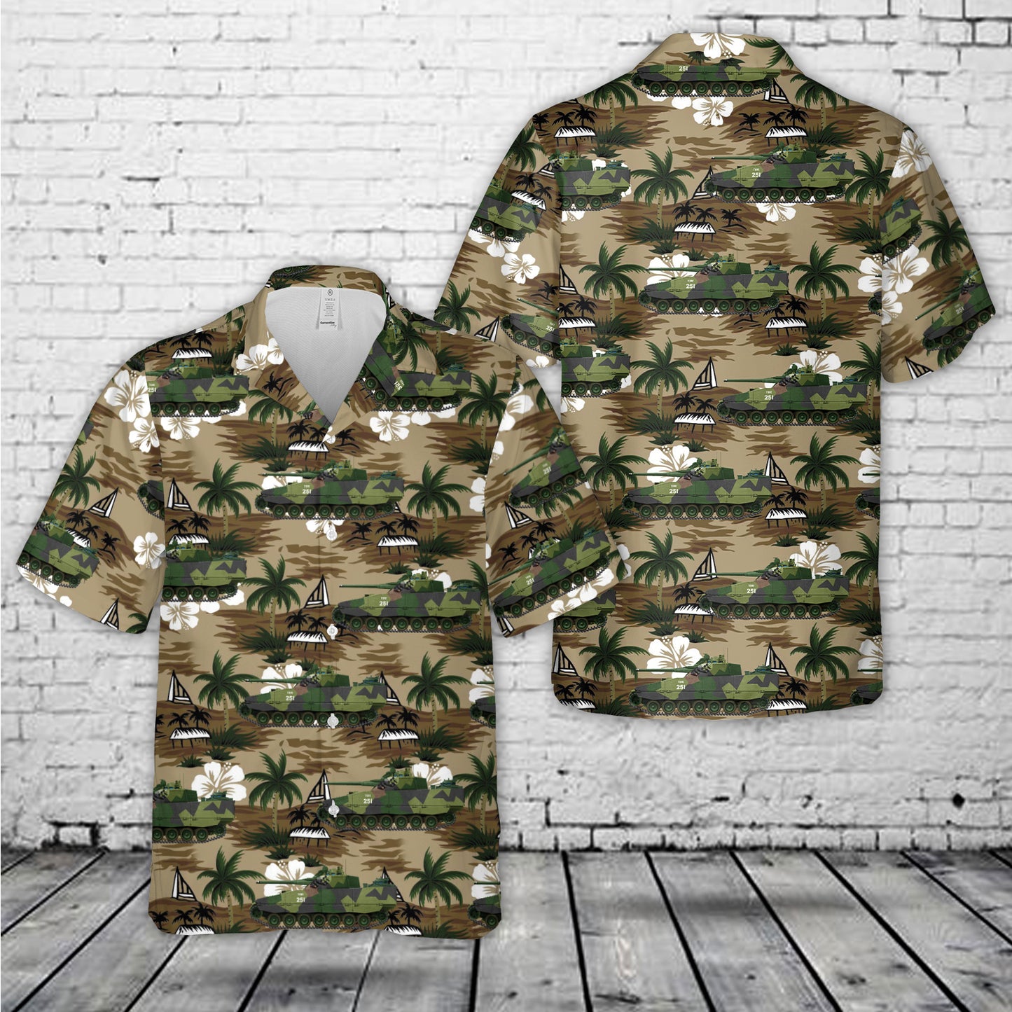 Norwegian Army Spv CV9030N ‘Tore’ Hawaiian Shirt