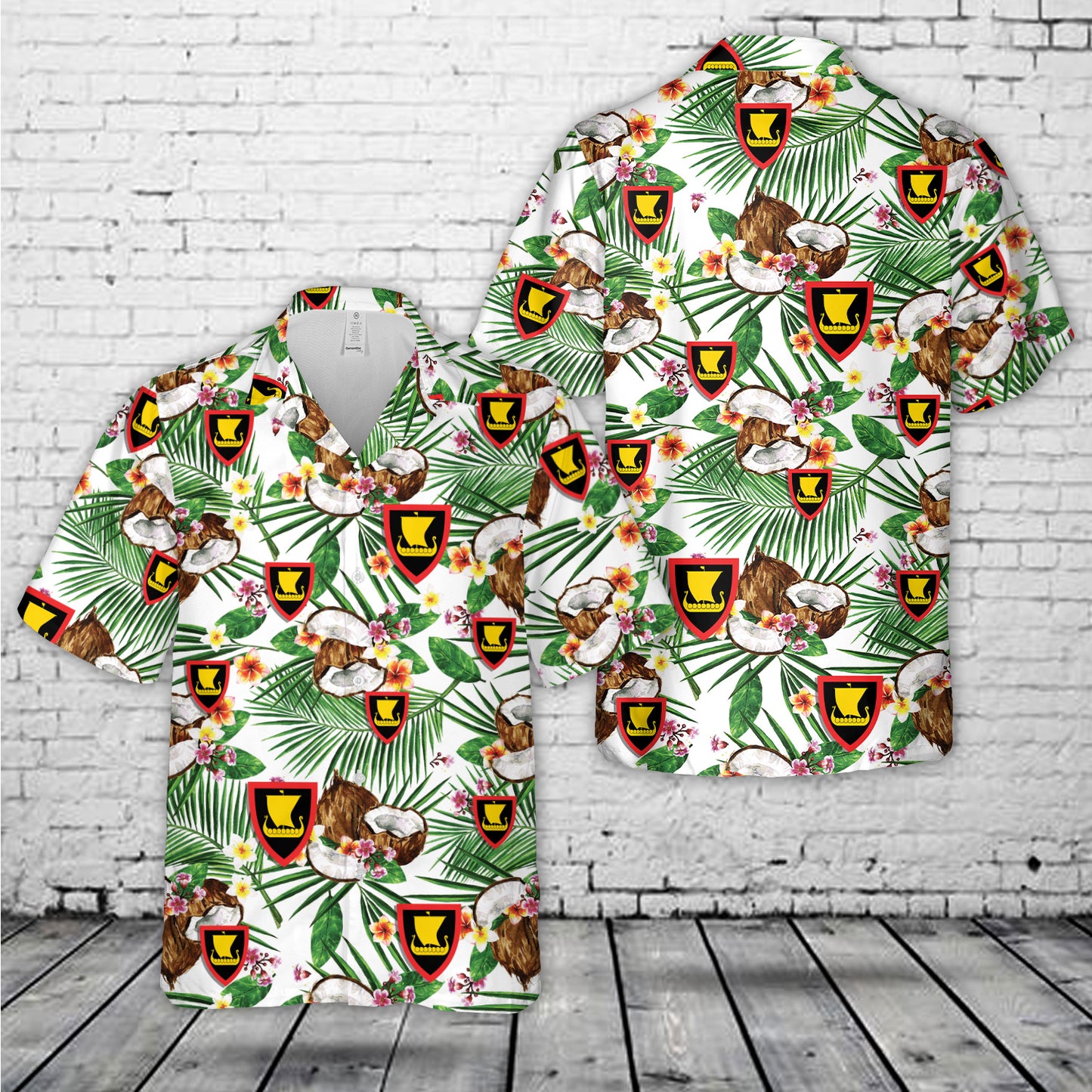 Norwegian Army Telemark Battalion Hawaiian Shirt