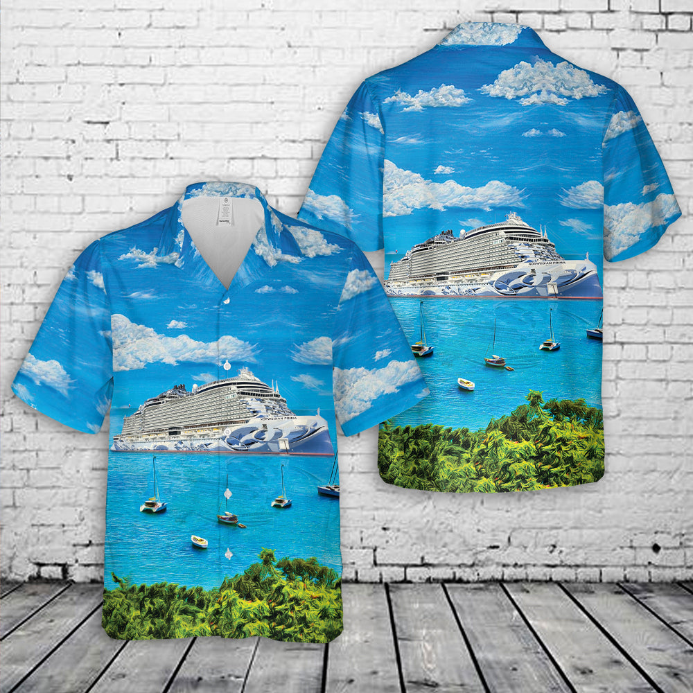 Norwegian Cruise Line Norwegian Prima Hawaiian Shirt