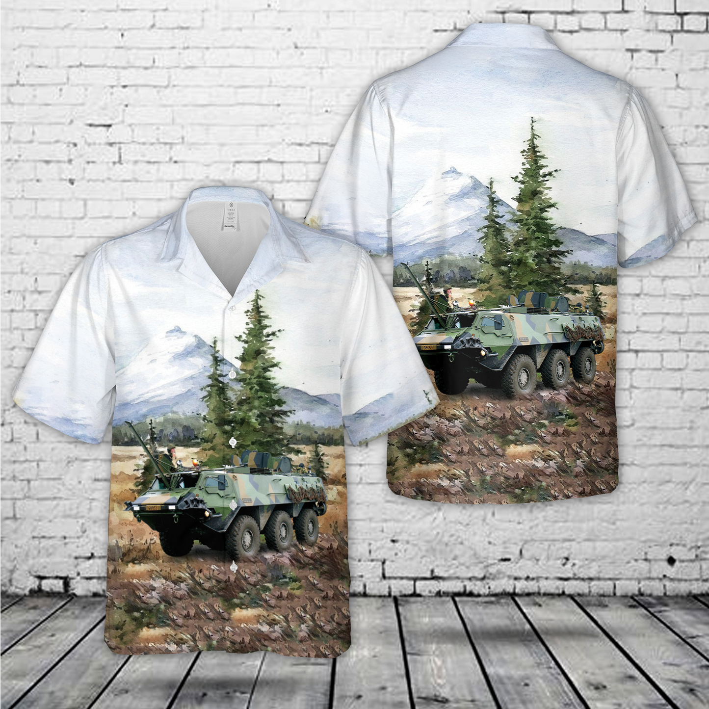 Norwegian Army Sisu XA-185 Hawaiian Shirt