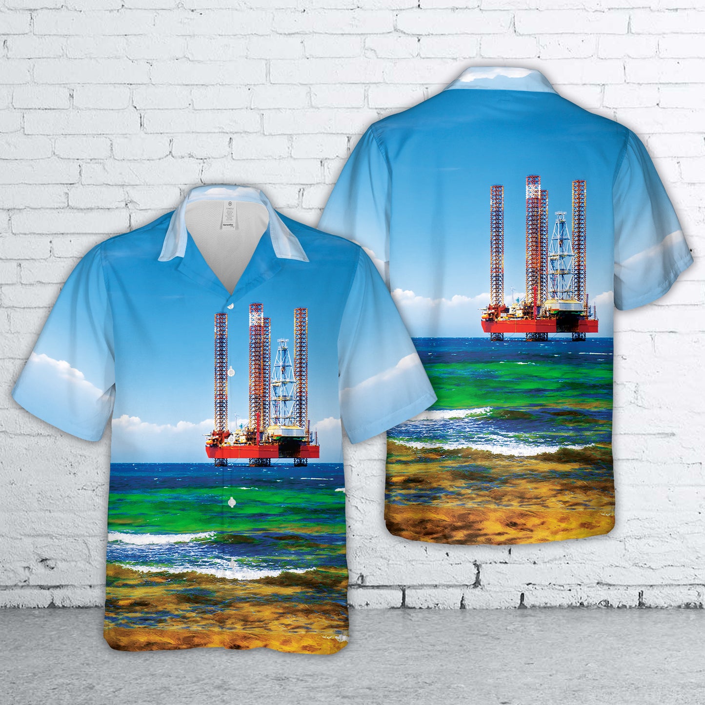 Offshore oil and Gas Production Hawaiian Shirt