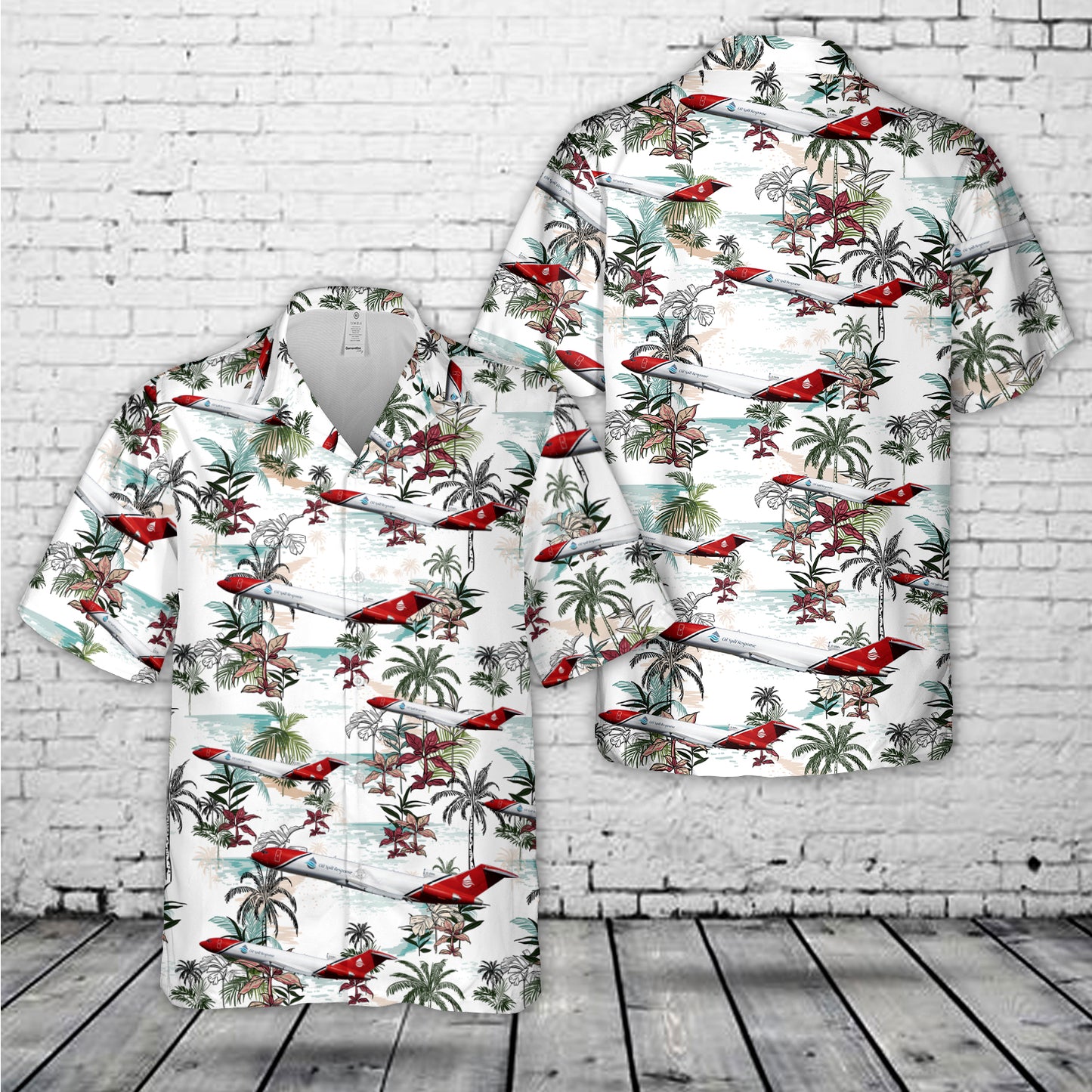 Oil Spill Response B727 Hawaiian Shirt