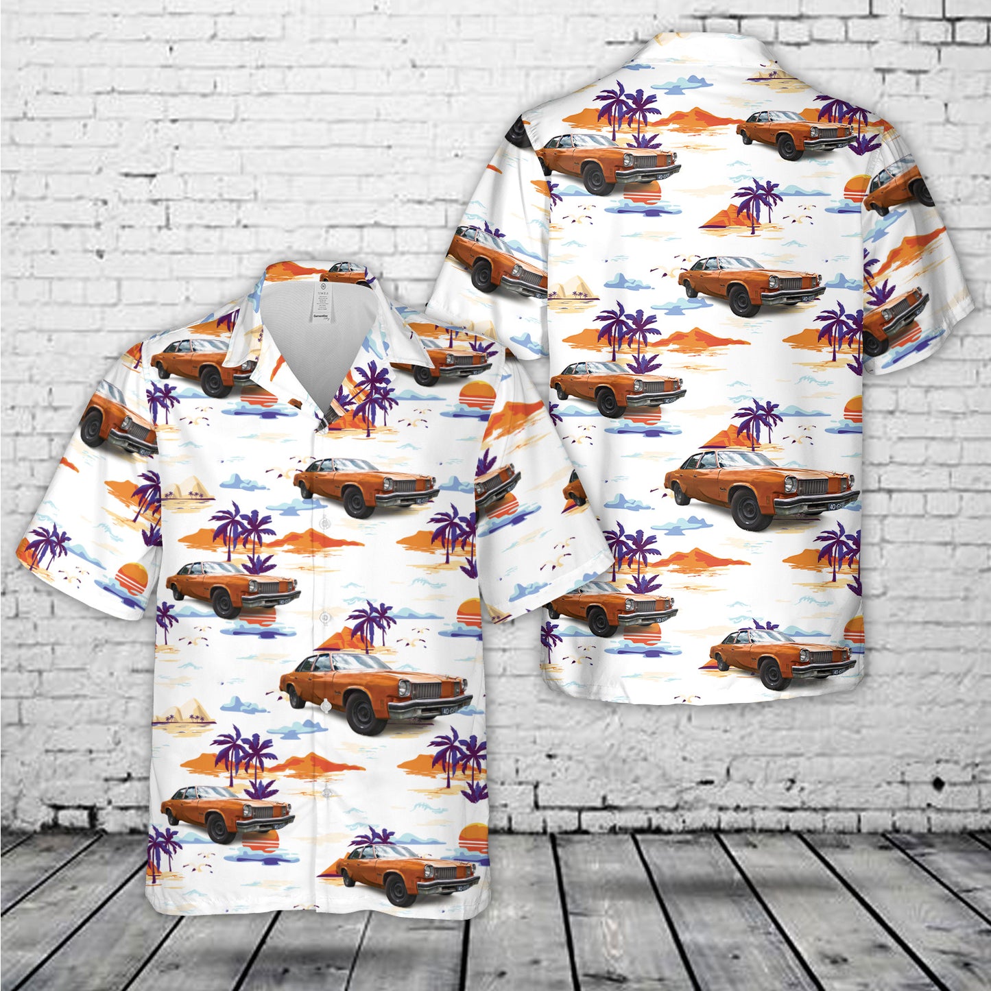 Oldsmobile Cutlass Salon Sedan 1975 (1924) Hawaiian Shirt