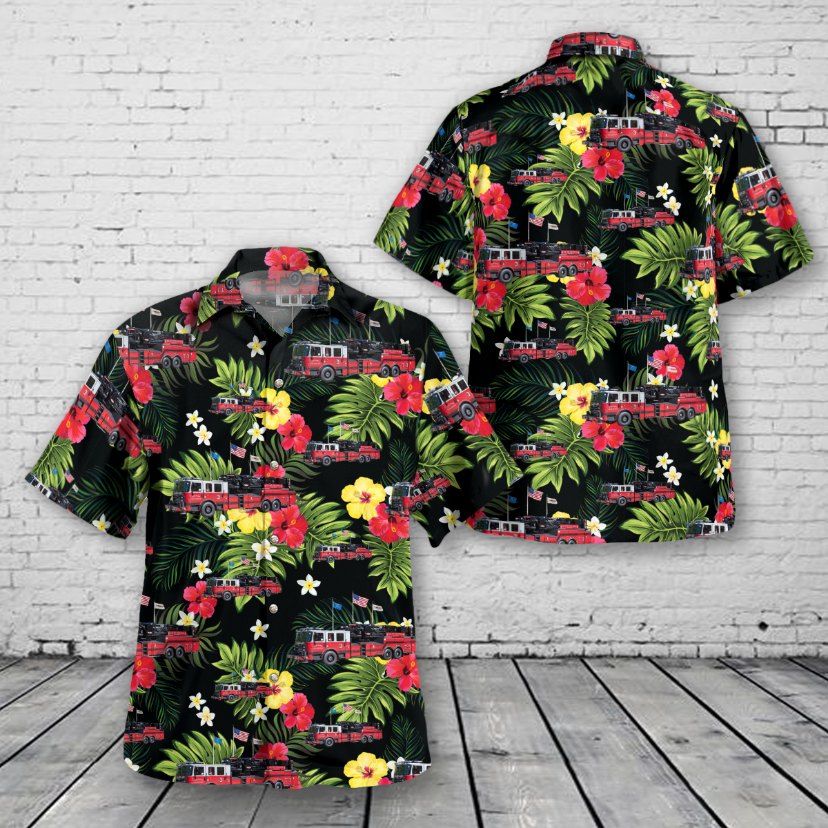 Olive Branch, Mississippi, Olive Branch Fire Department Hawaiian Shirt