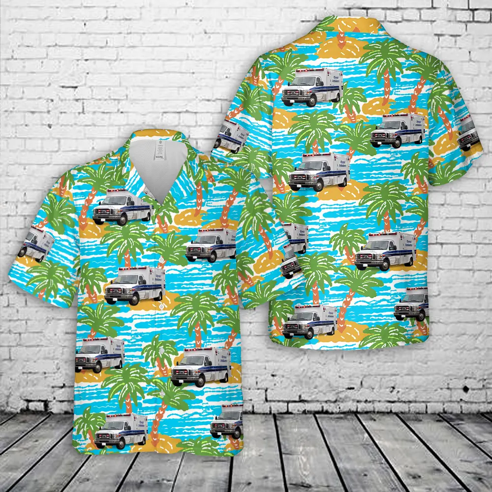 Olympic Ambulance Bremerton, WA Hawaiian Shirt