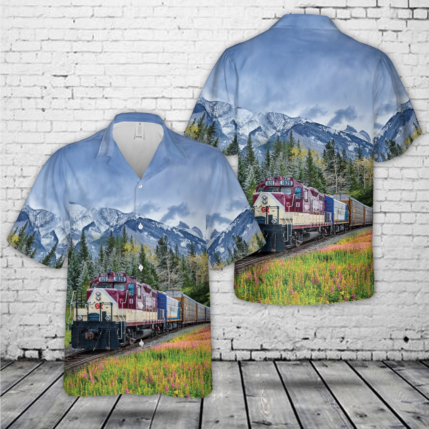 Ontario Southland Railway Hawaiian Shirt