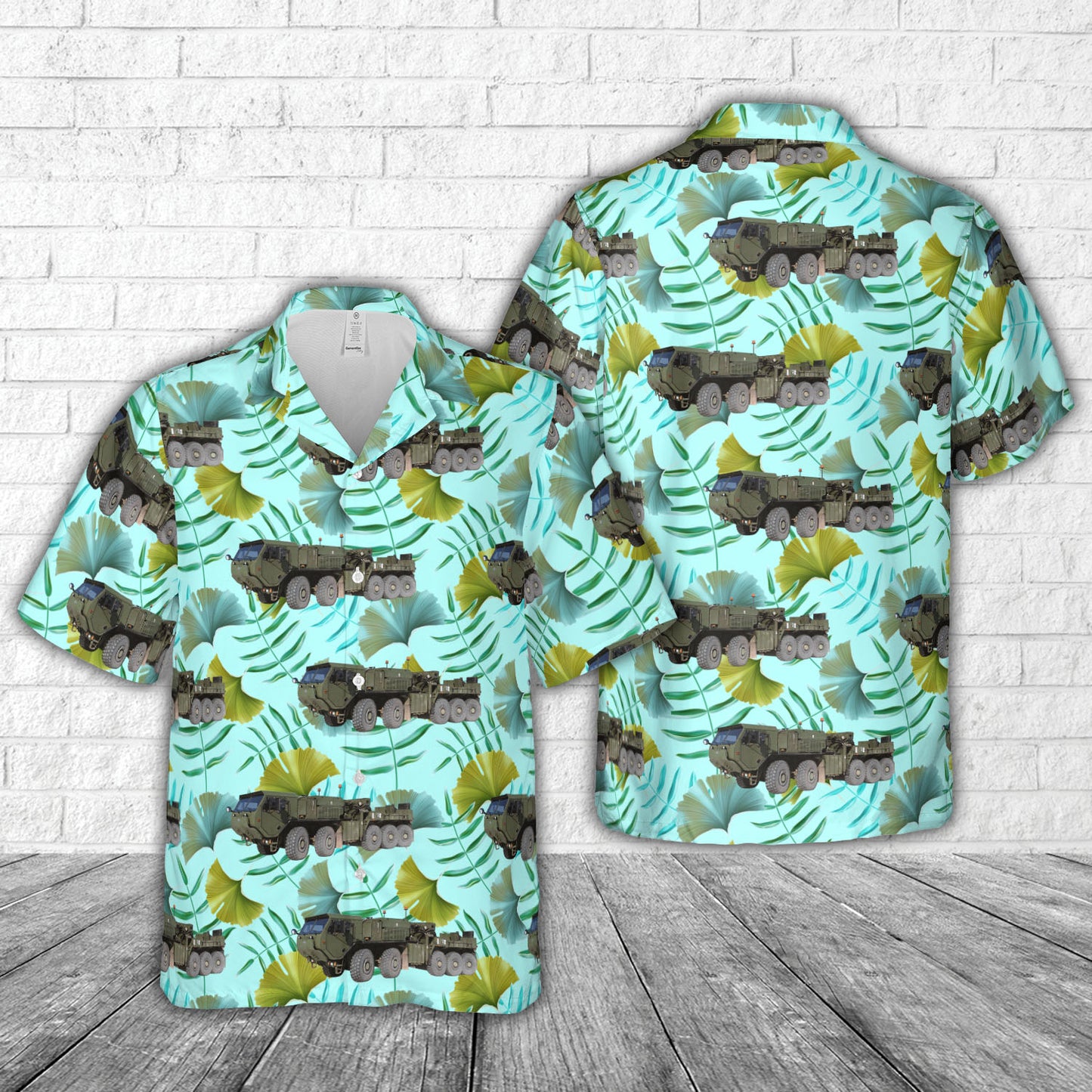 Oshkosh LVSR MKR15 wrecker Hawaiian Shirt