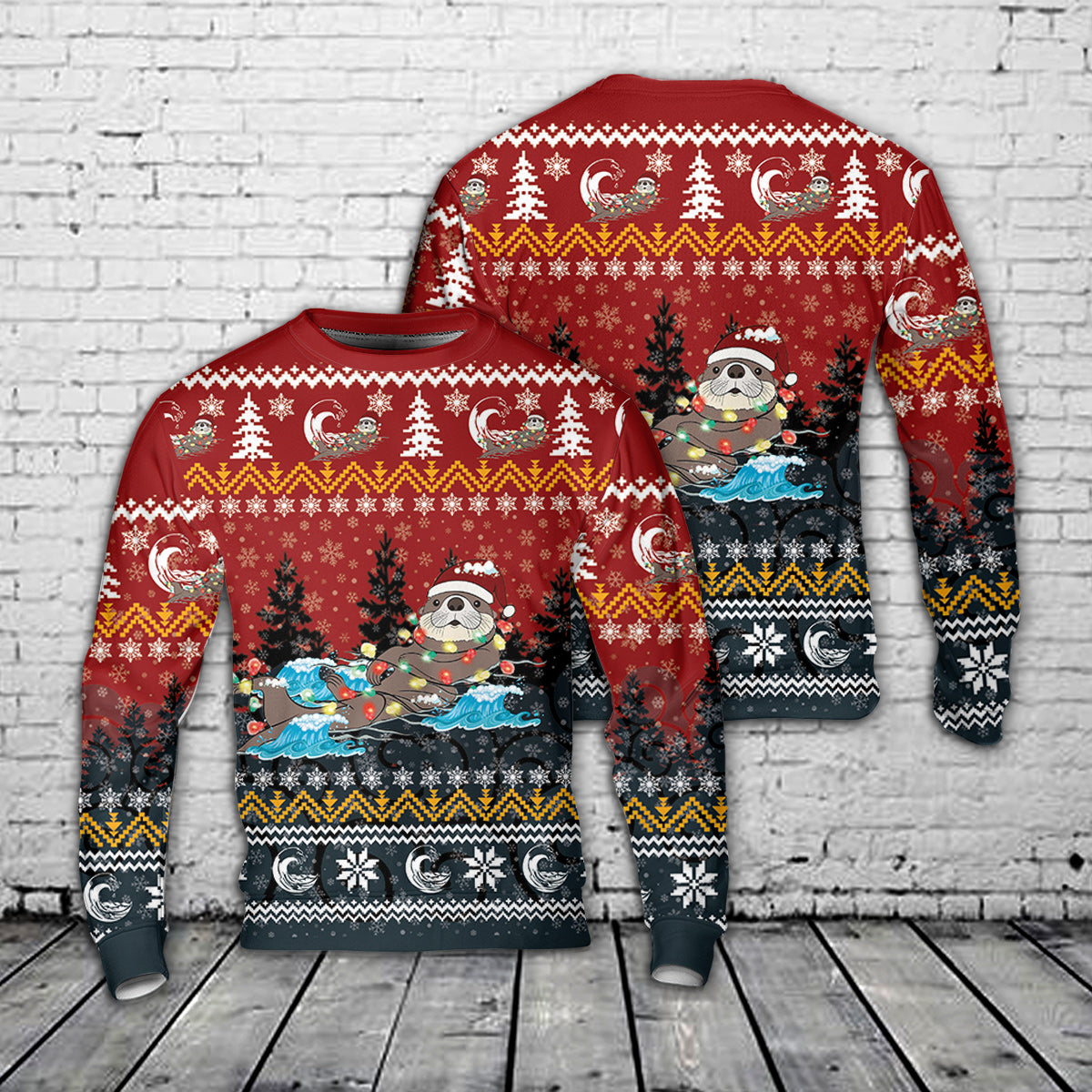 Otters Christmas Sweater