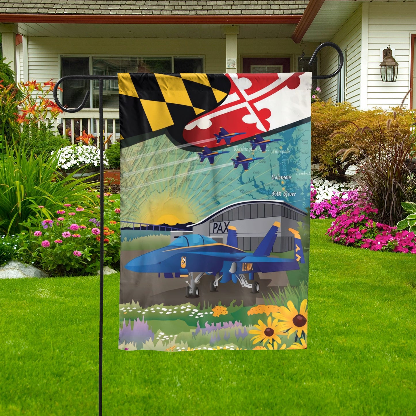 PAX Naval Air Museum, Blue Angels Garden Flag