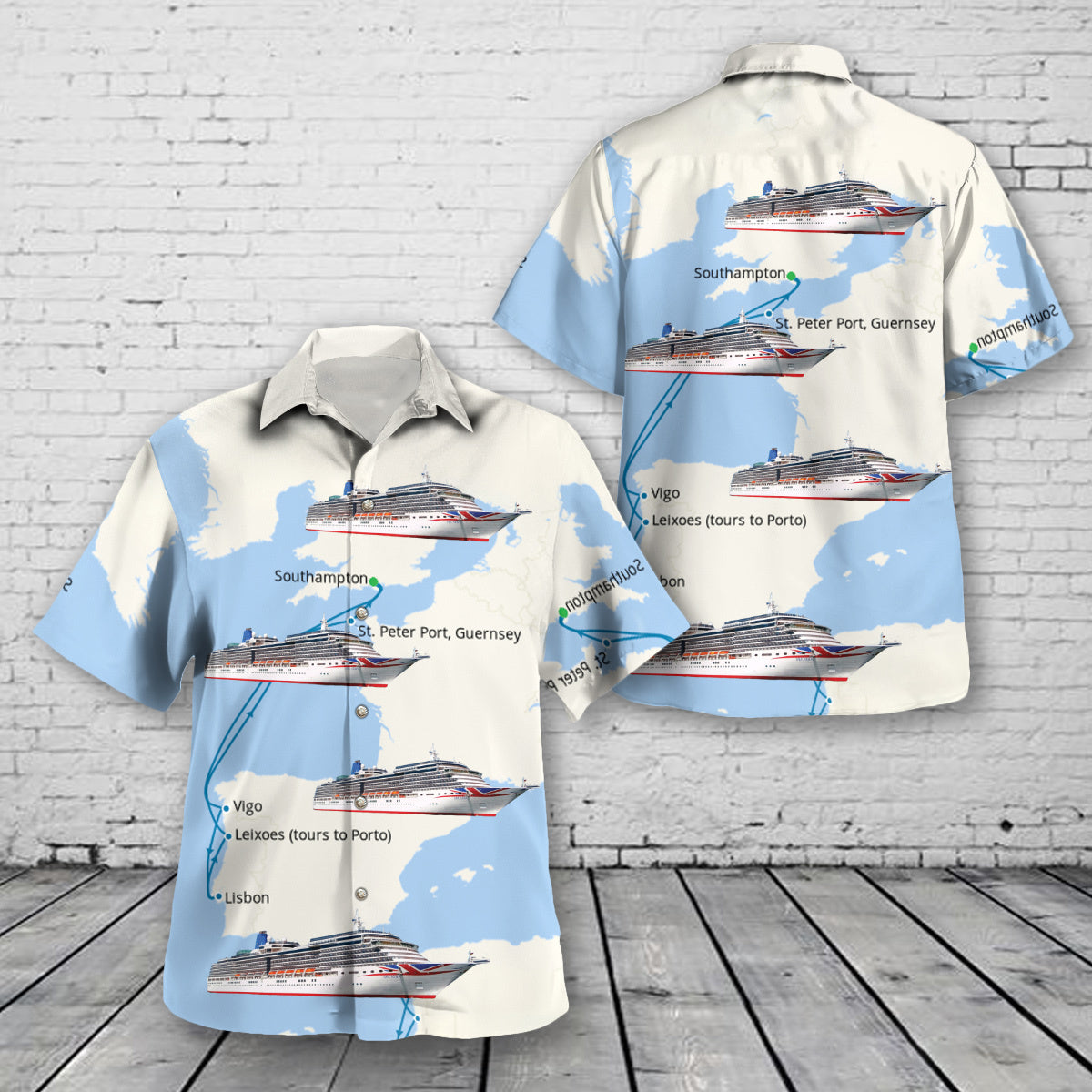 P&O Arcadia Hawaiian Shirt