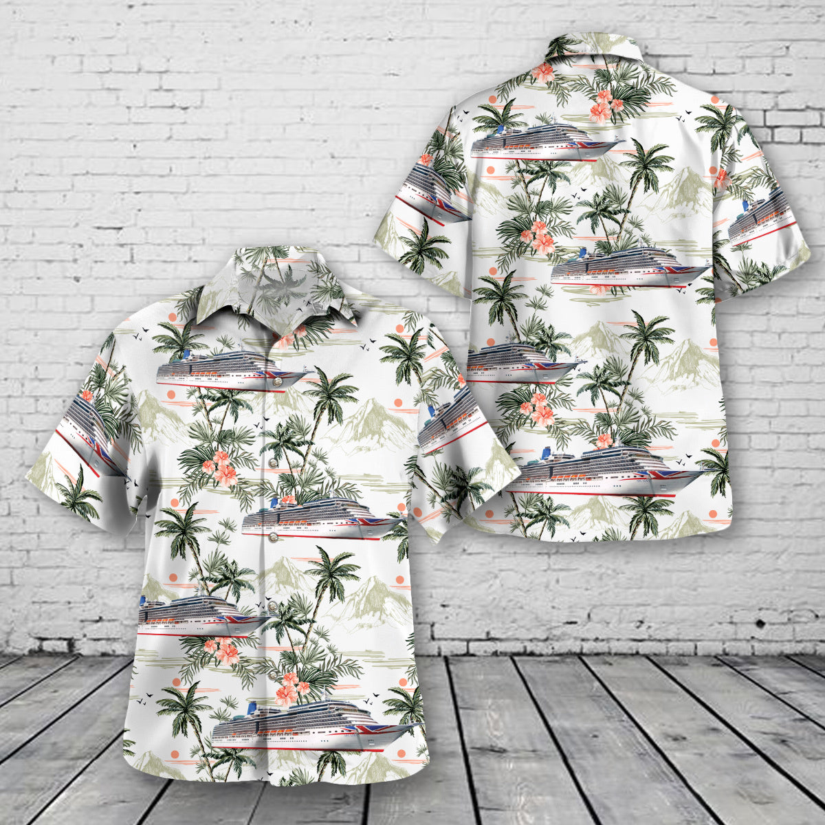 P&O Arcadia Hawaiian Shirt
