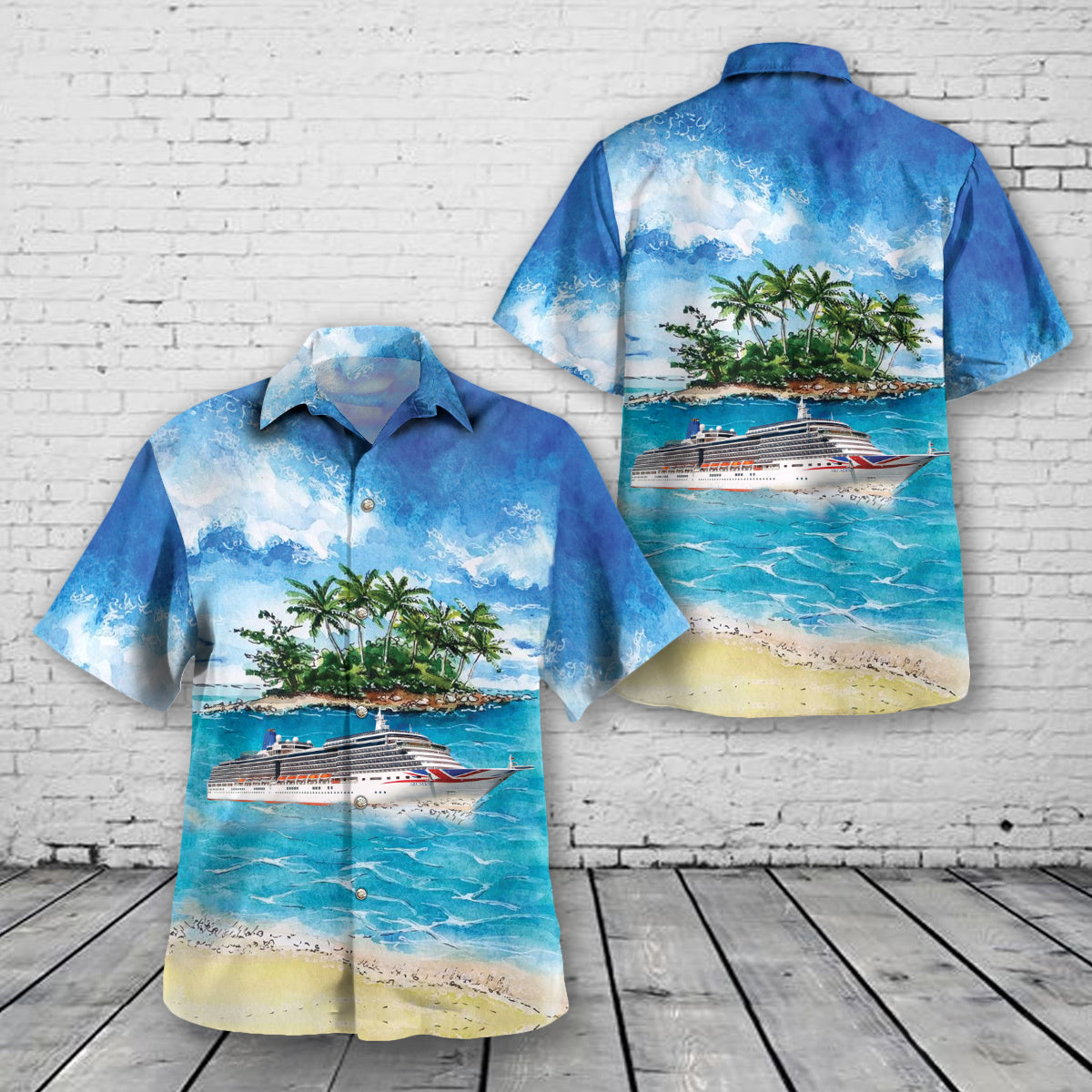 P&O Arcadia Hawaiian Shirt