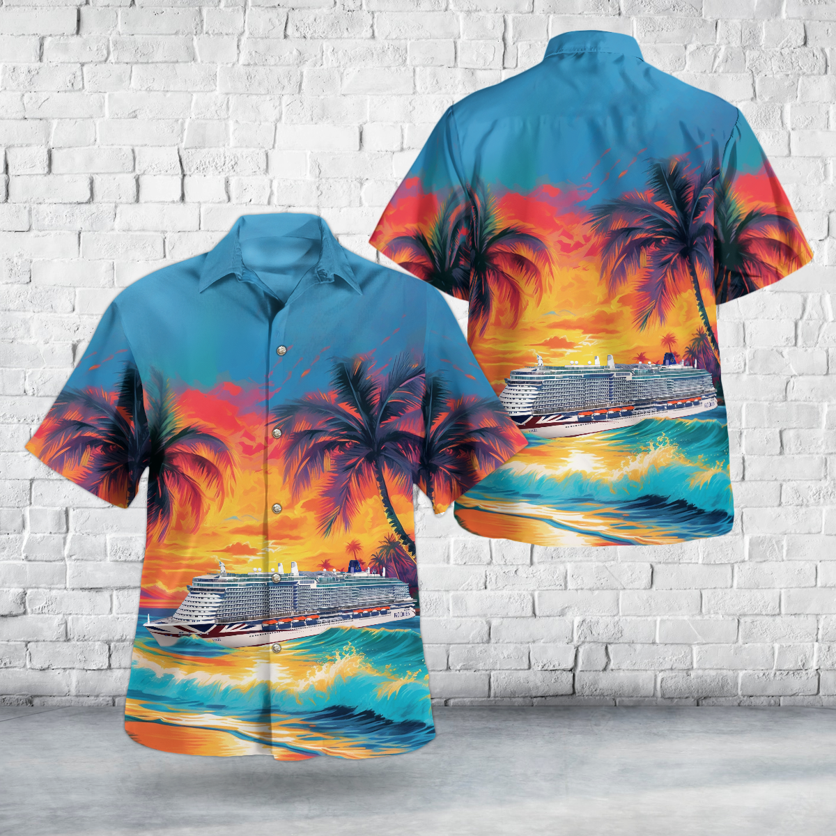 P&O Cruises MS Arvia Hawaiian Shirt