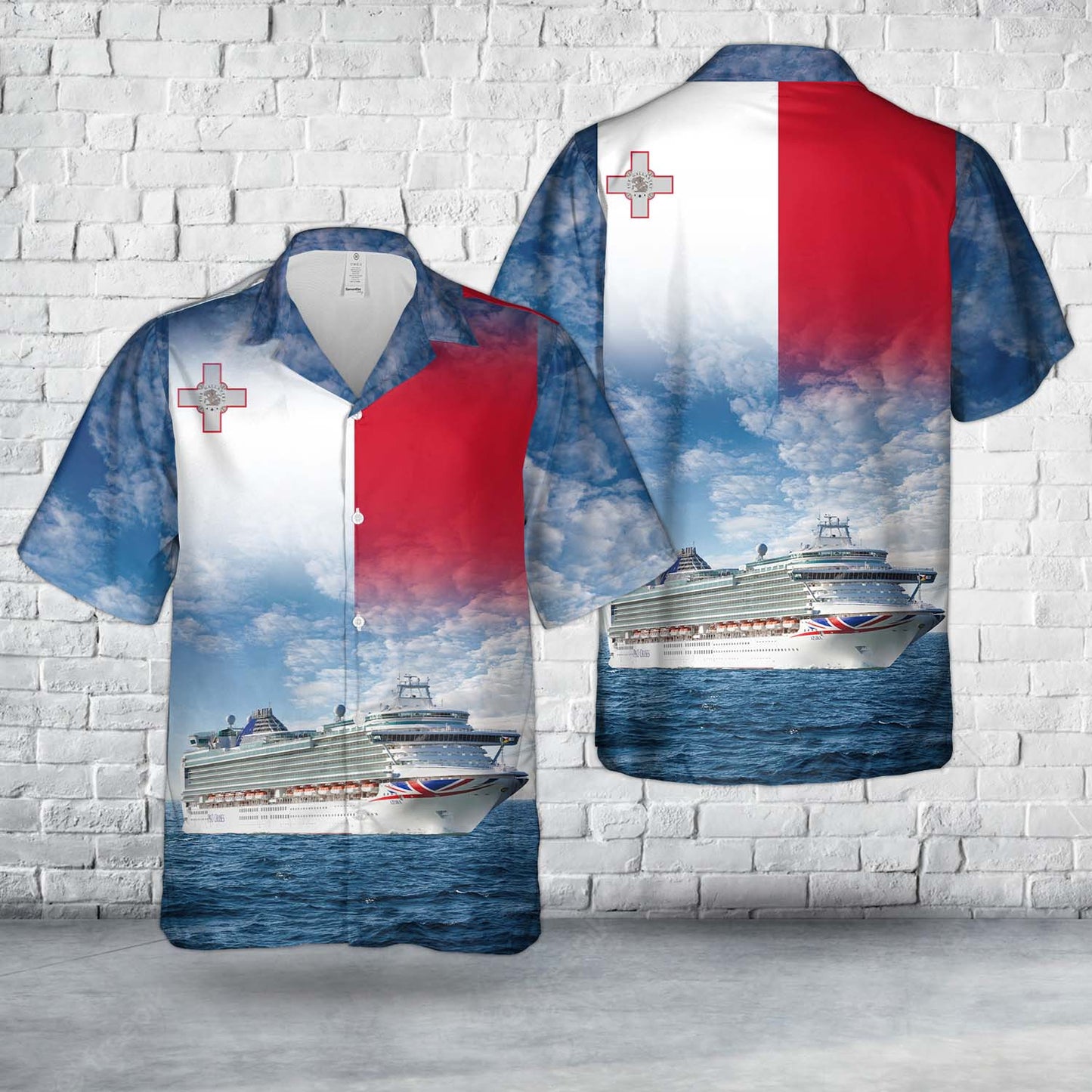 P&O Cruises MS Azura Hawaiian Shirt