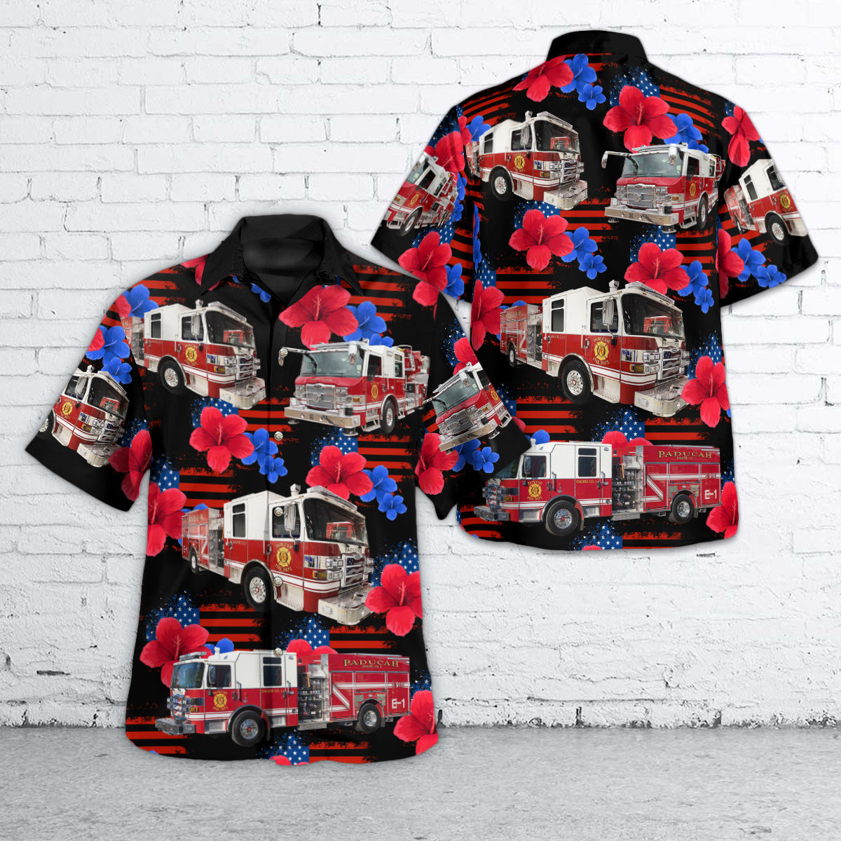 Paducah, Kentucky, Paducah Fire Department Hawaiian Shirt