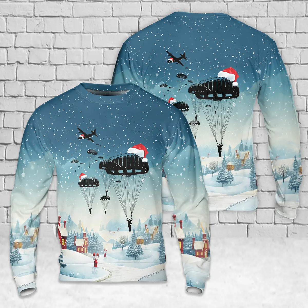 Paratrooper Airborne Division AOP Christmas Sweater