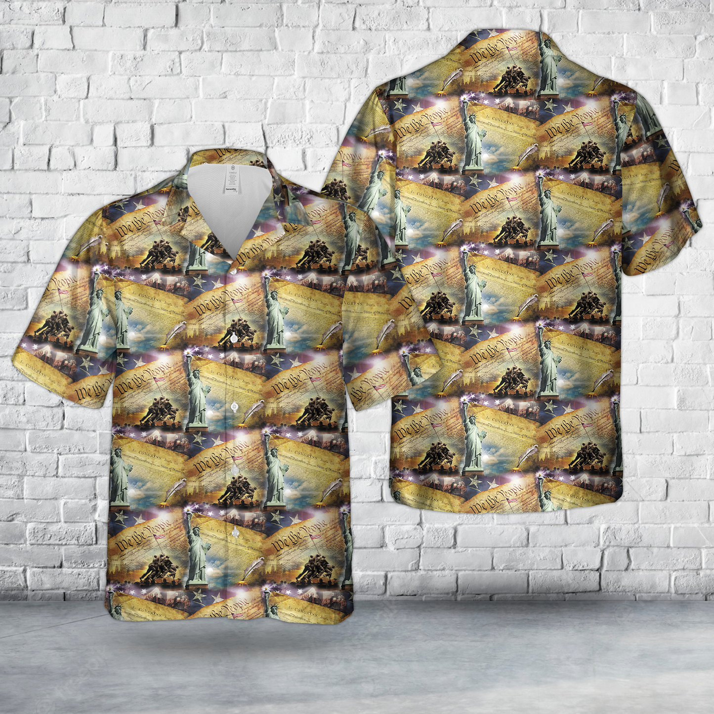 Patriotic America Hawaiian Shirt