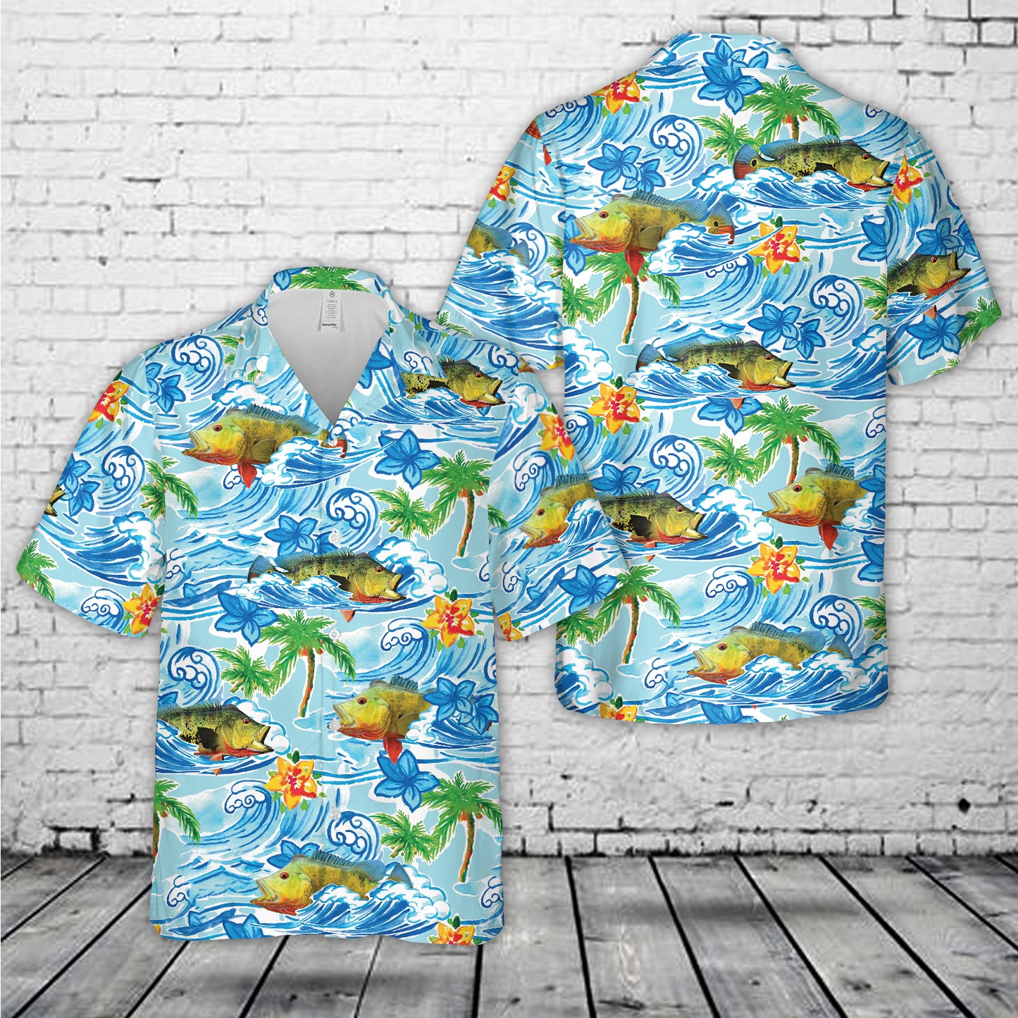 Peacock Bass Hawaiian Shirt