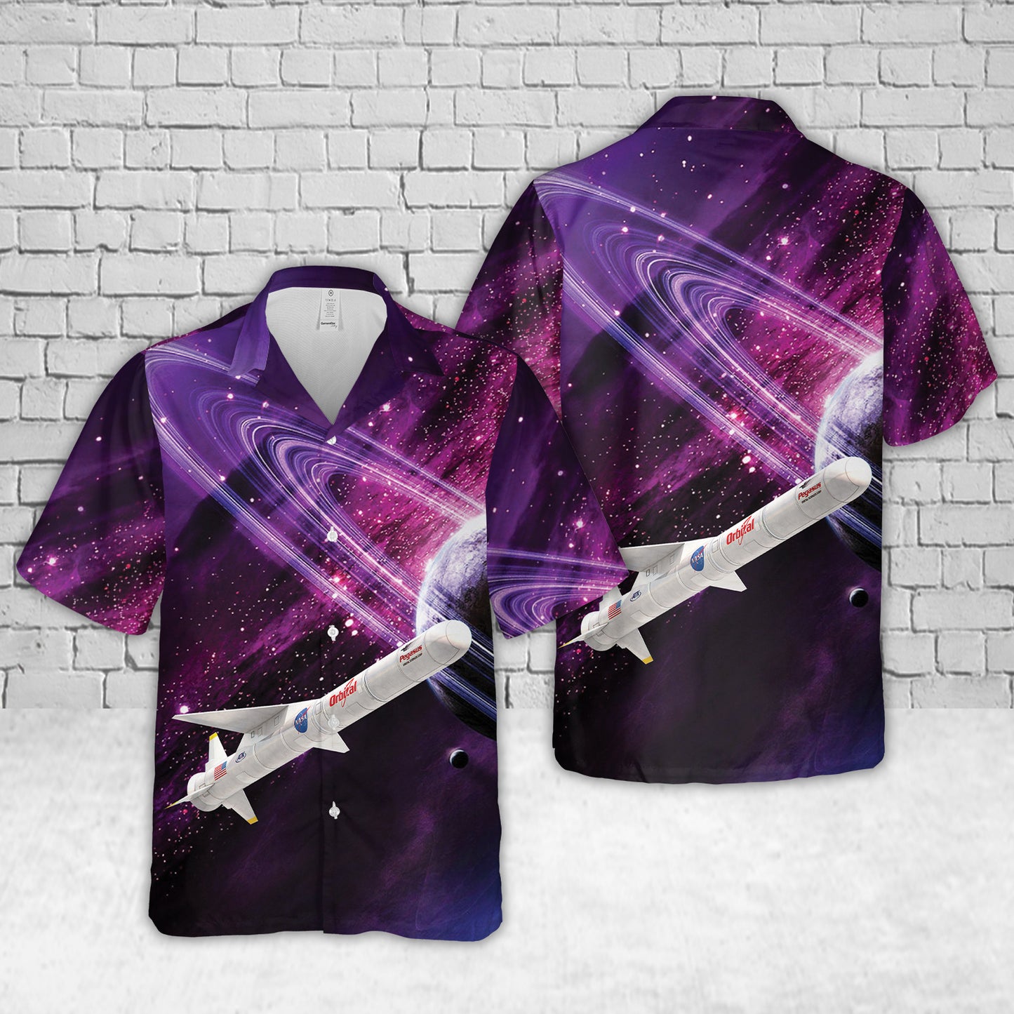 Pegasus XL Rocket air-launched launch vehicle Hawaiian Shirt